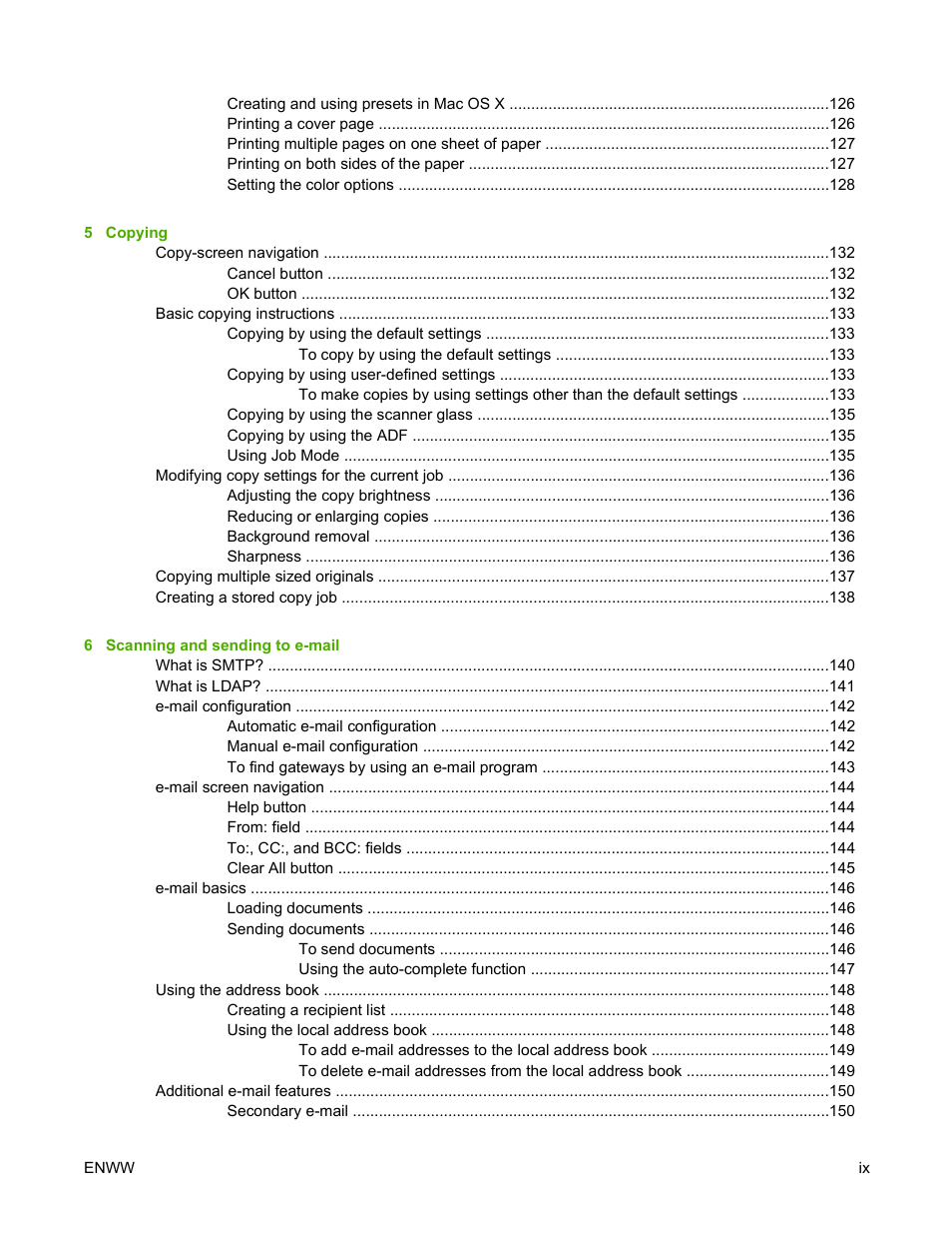 HP Color LaserJet 4730 Multifunction Printer series User Manual | Page 11 / 412