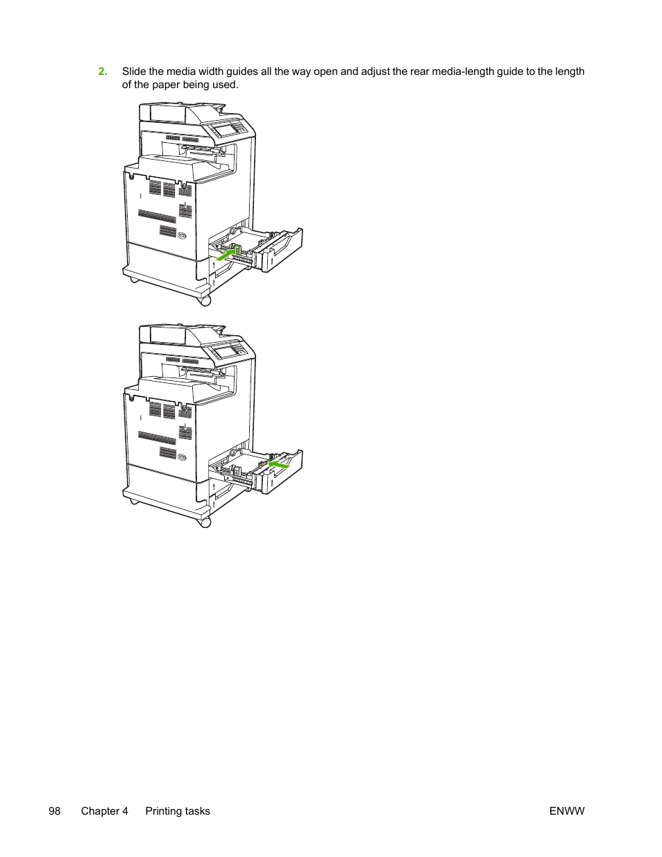 HP Color LaserJet 4730 Multifunction Printer series User Manual | Page 118 / 412