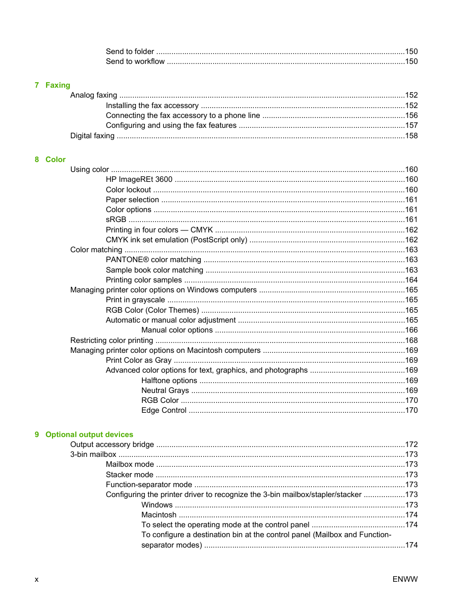 HP Color LaserJet 4730 Multifunction Printer series User Manual | Page 12 / 412