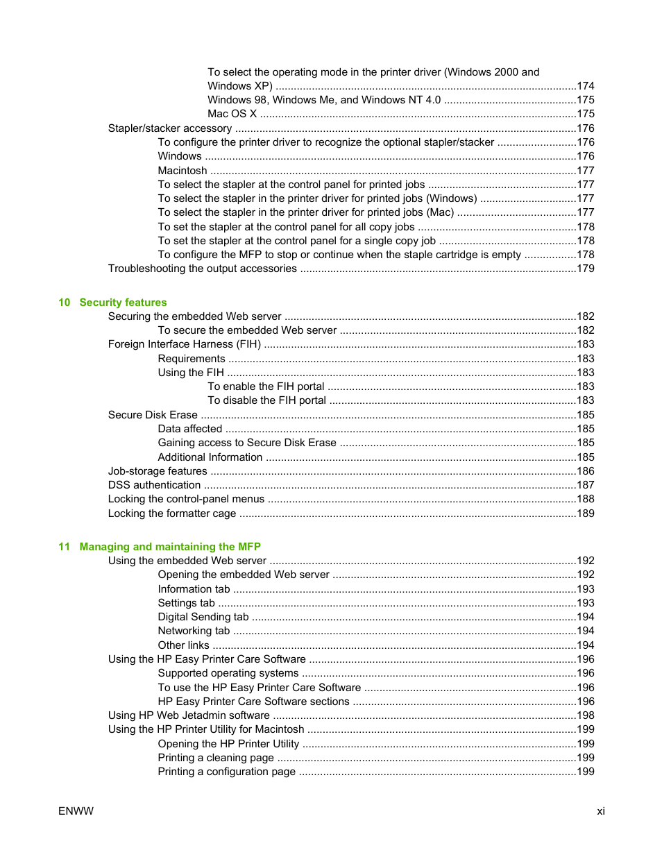 HP Color LaserJet 4730 Multifunction Printer series User Manual | Page 13 / 412