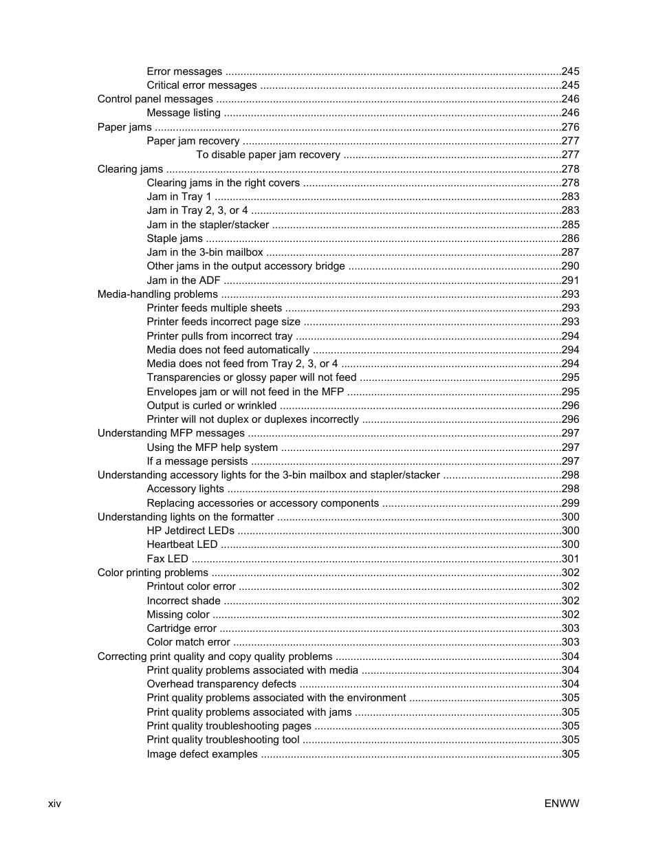 HP Color LaserJet 4730 Multifunction Printer series User Manual | Page 16 / 412