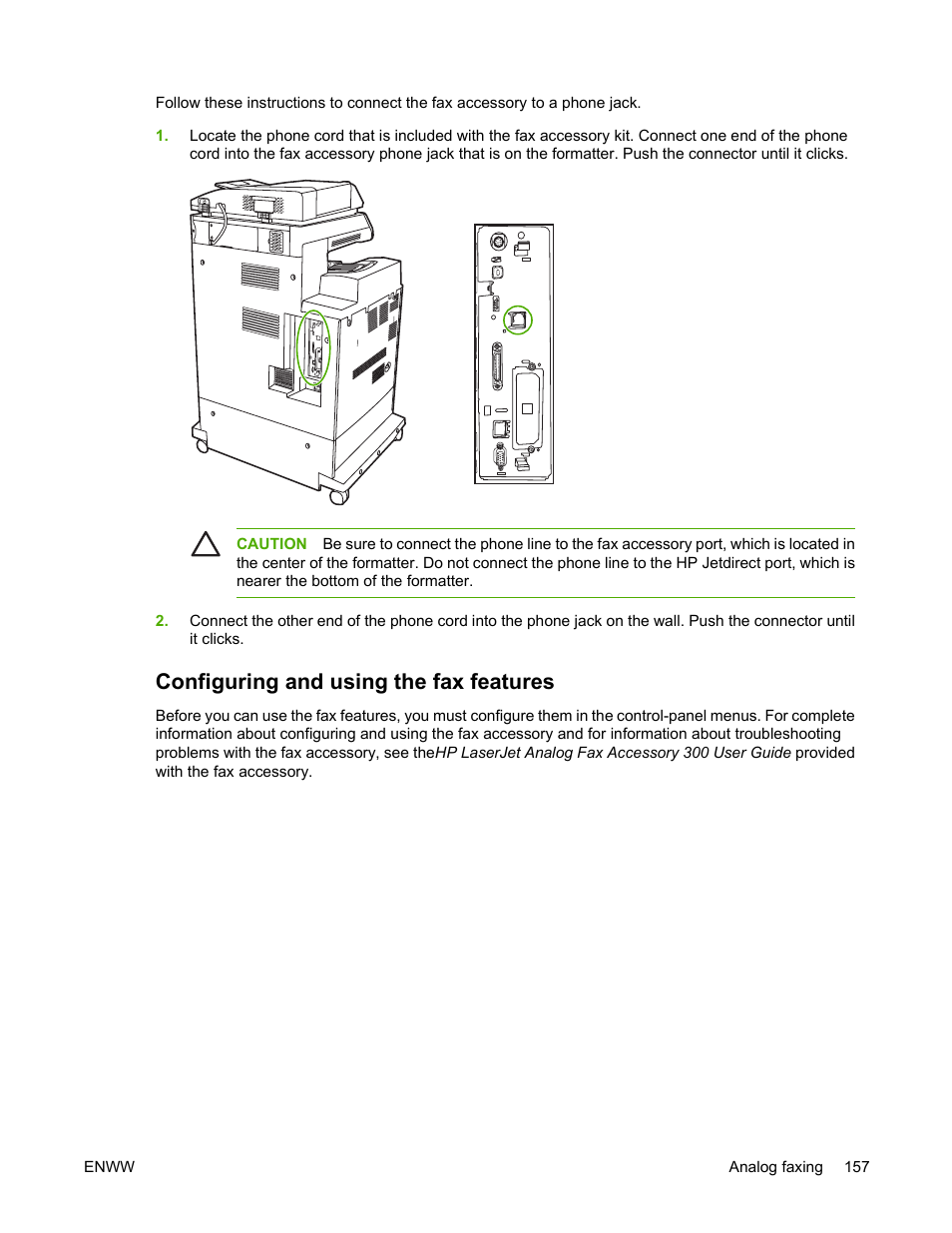 Configuring and using the fax features | HP Color LaserJet 4730 Multifunction Printer series User Manual | Page 177 / 412