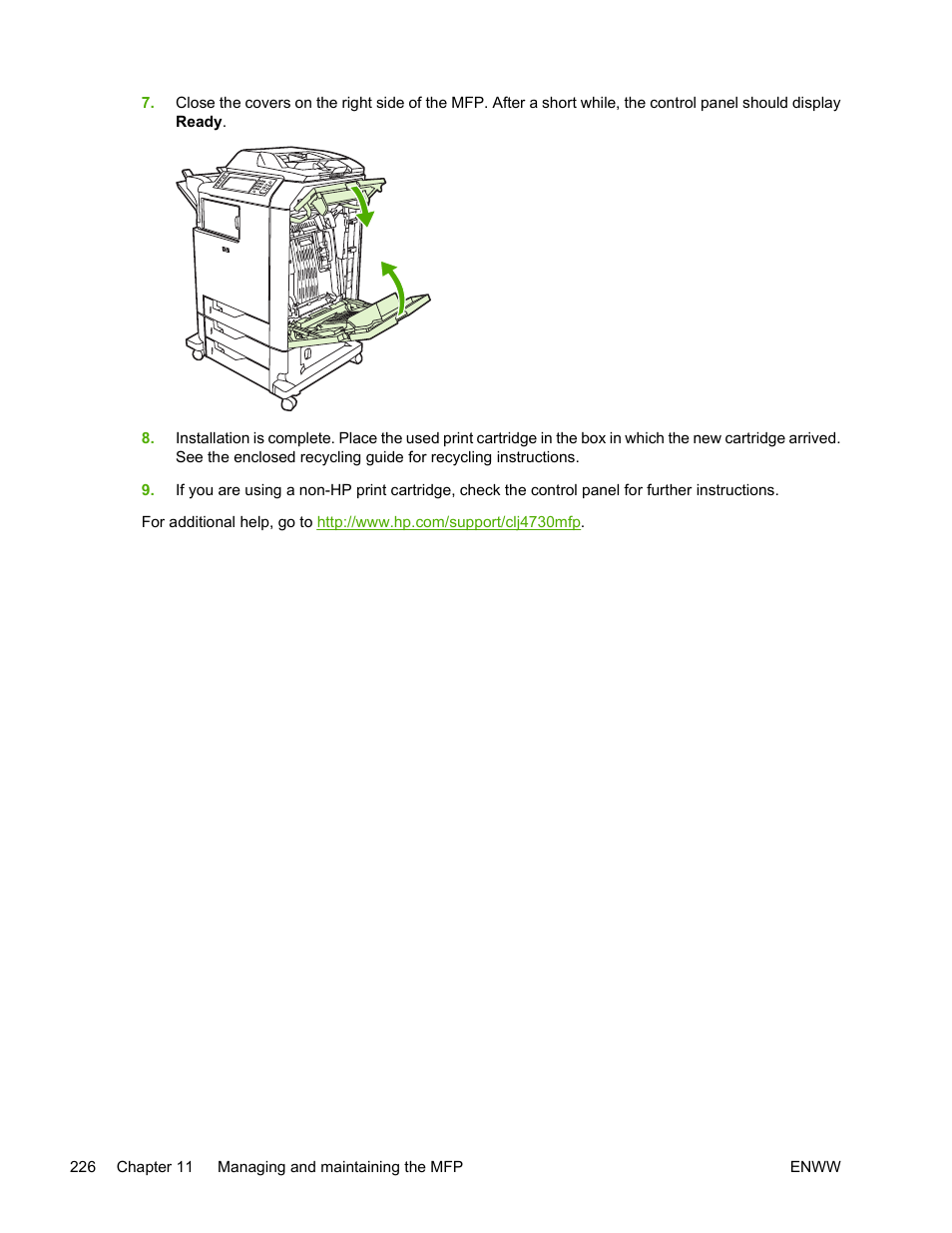 HP Color LaserJet 4730 Multifunction Printer series User Manual | Page 246 / 412