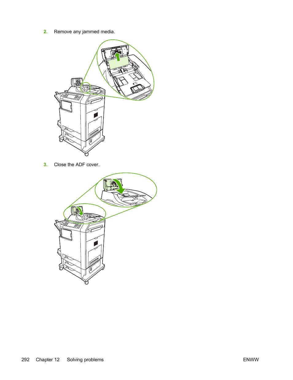 HP Color LaserJet 4730 Multifunction Printer series User Manual | Page 312 / 412