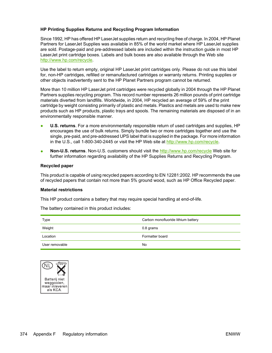 HP Color LaserJet 4730 Multifunction Printer series User Manual | Page 394 / 412