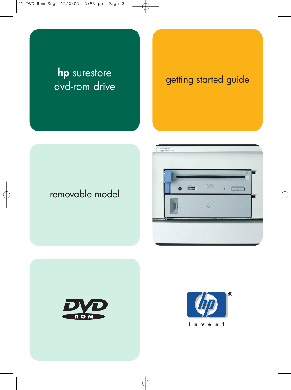 HP Surestore DVD-ROM Tape Array Module User Manual | 24 pages