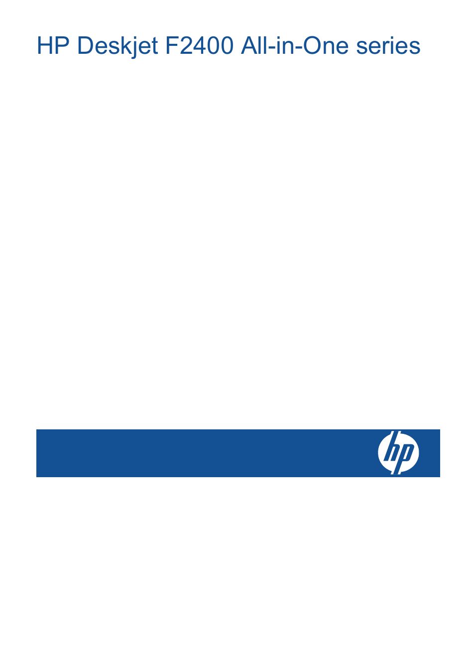 HP Deskjet F2430 All-in-One Printer User Manual | Page 2 / 69