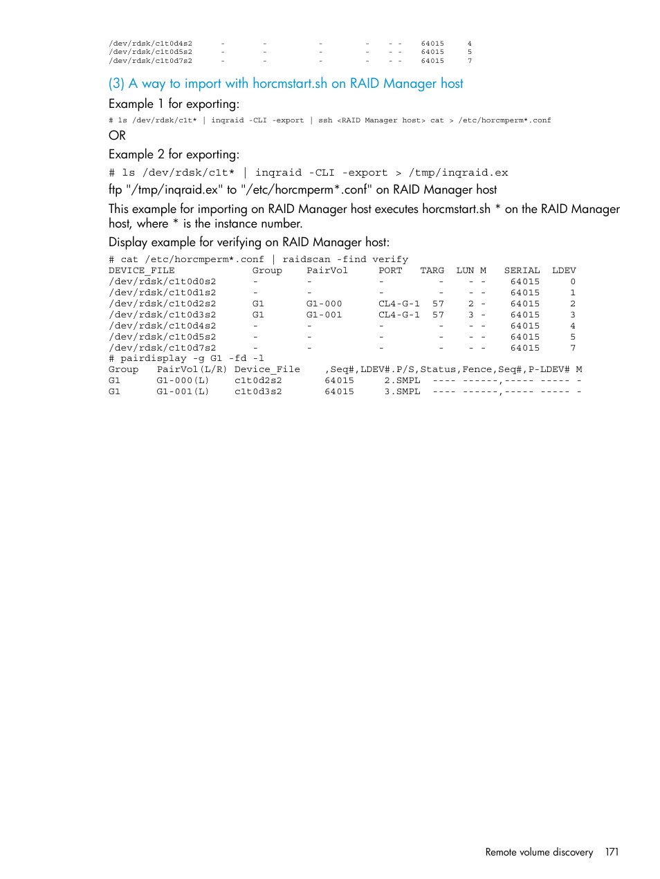 HP XP P9500 Storage User Manual | Page 171 / 211