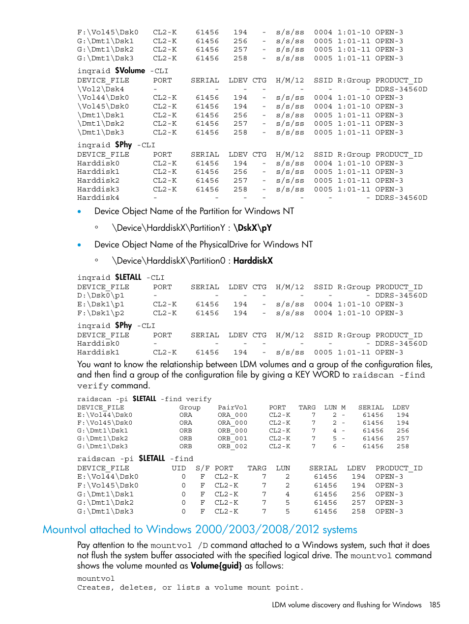 HP XP P9500 Storage User Manual | Page 185 / 211