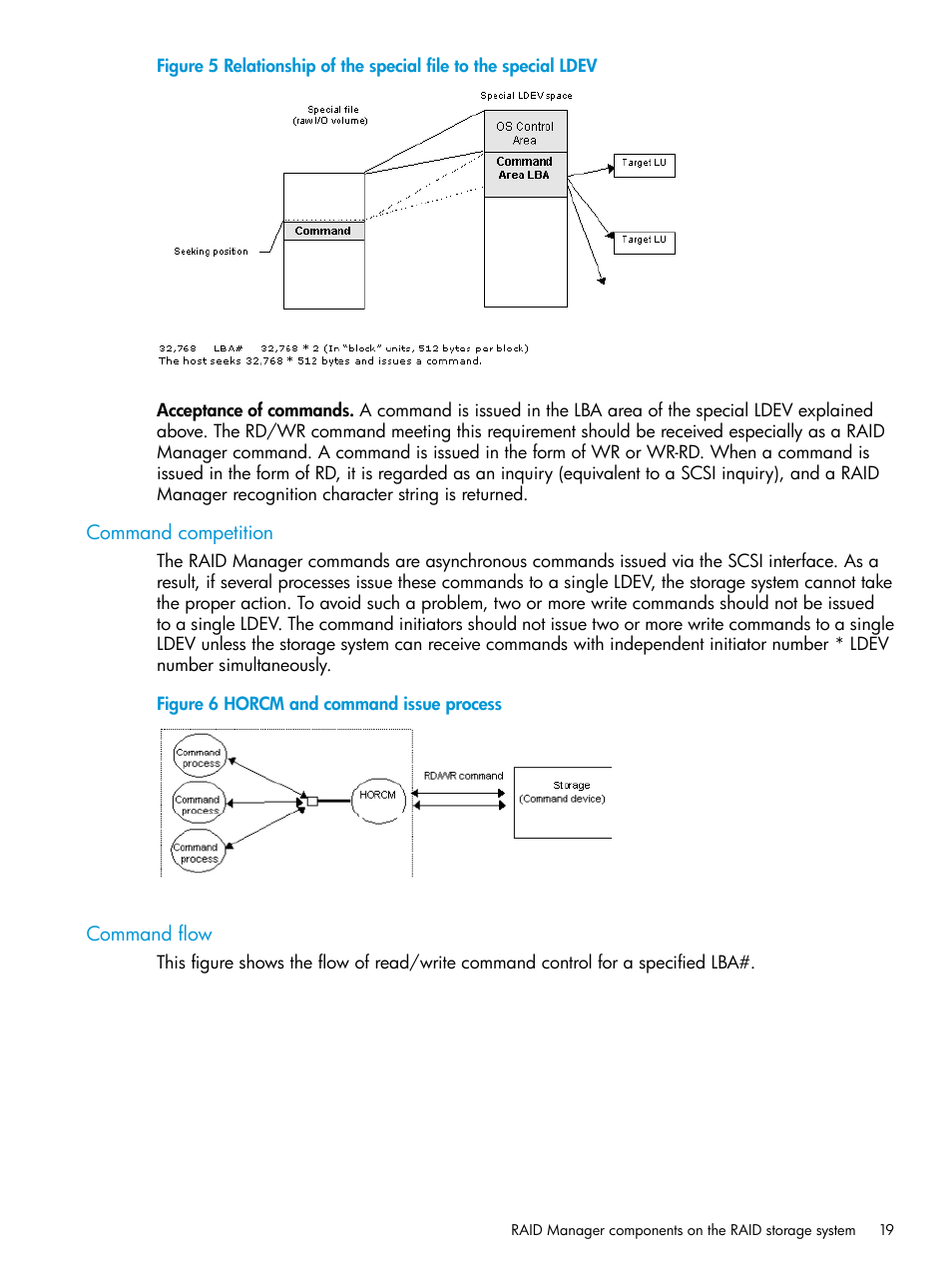 Command competition, Command flow, Command competition command flow | HP XP P9500 Storage User Manual | Page 19 / 211