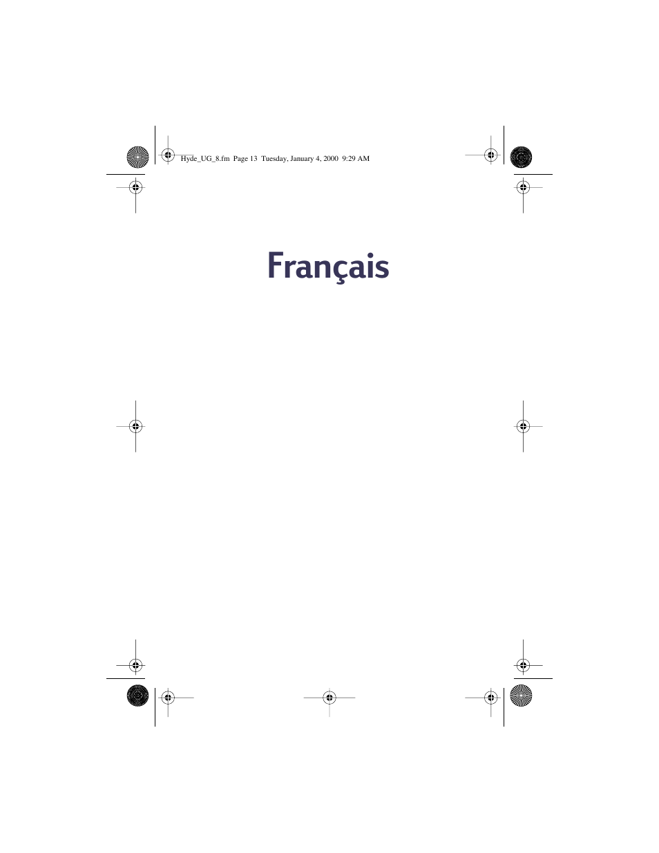 Français | HP Deskjet 932c Printer User Manual | Page 13 / 96