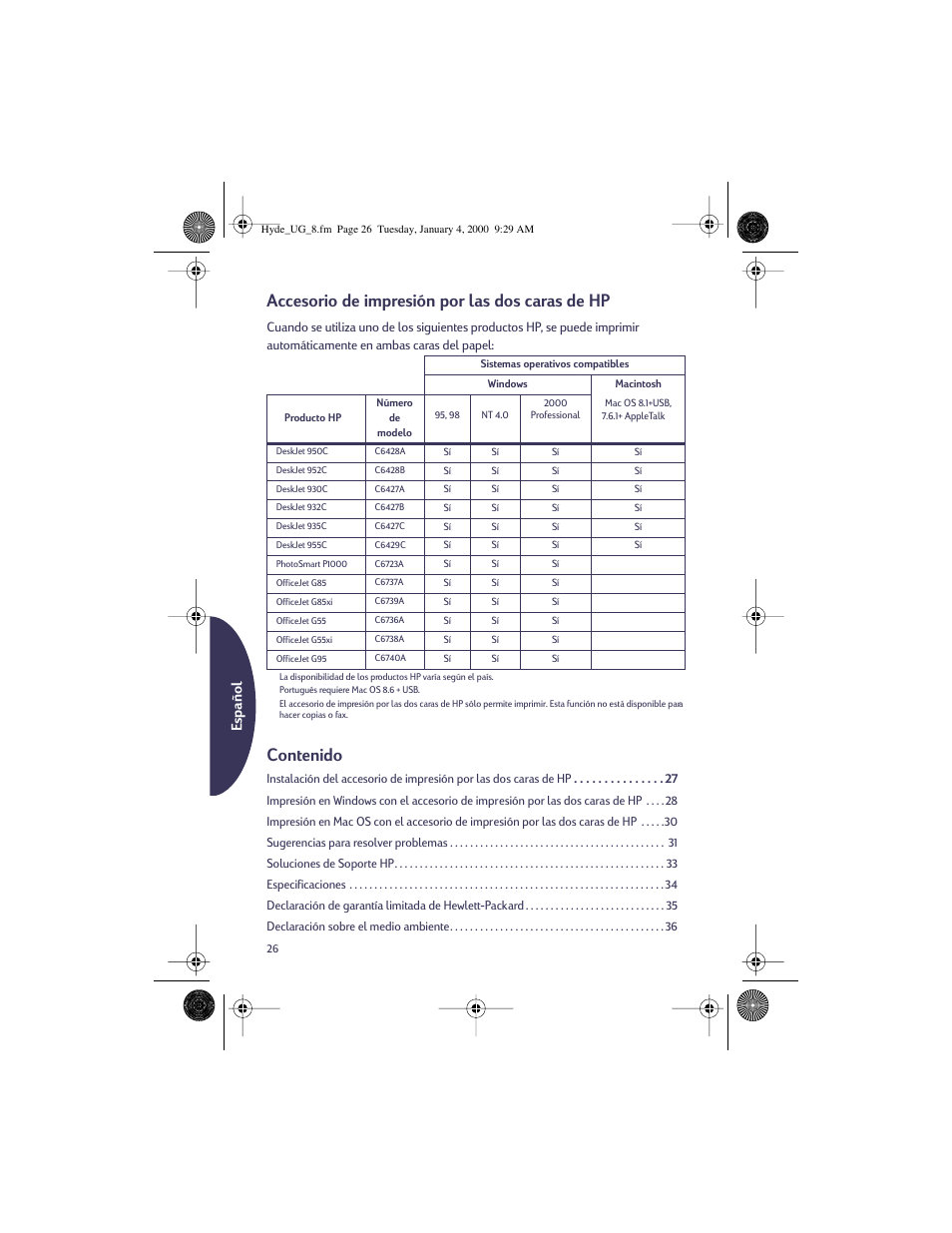 HP Deskjet 932c Printer User Manual | Page 26 / 96