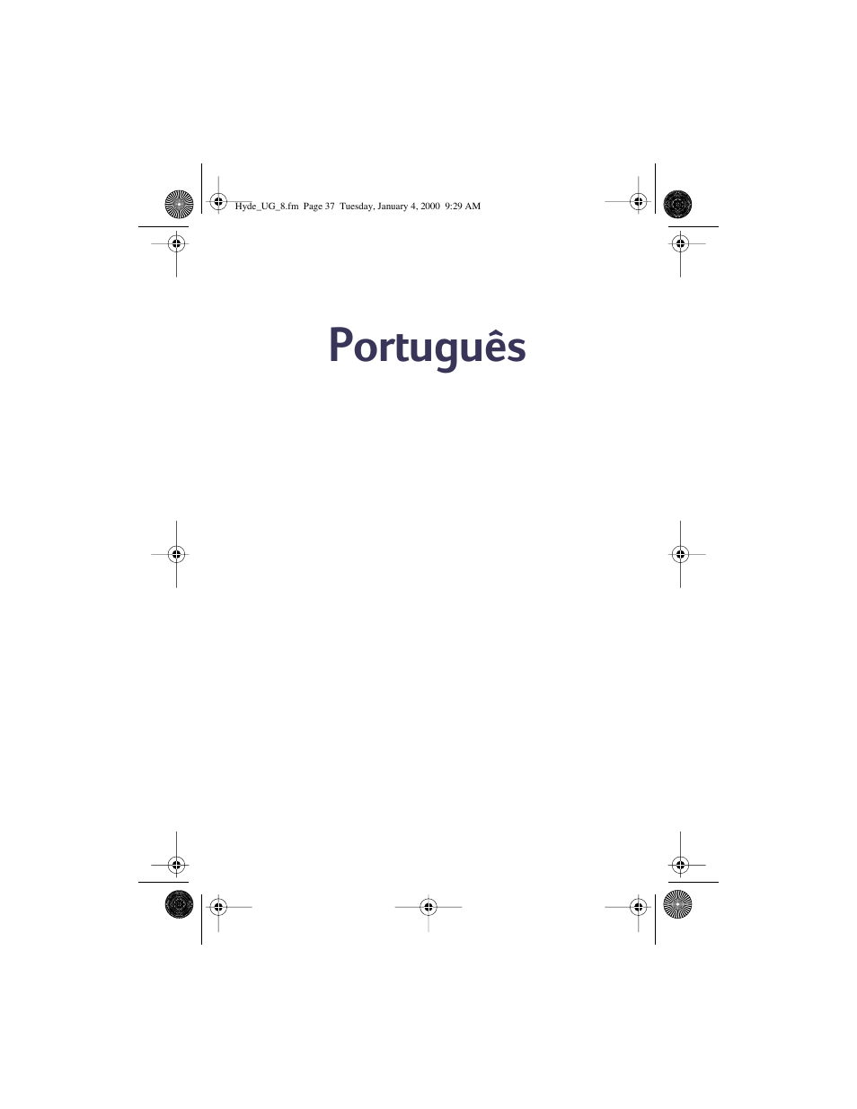 Português | HP Deskjet 932c Printer User Manual | Page 37 / 96