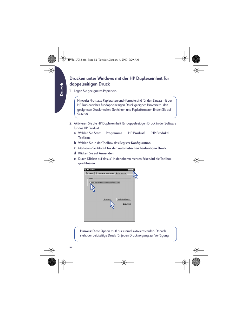 HP Deskjet 932c Printer User Manual | Page 52 / 96