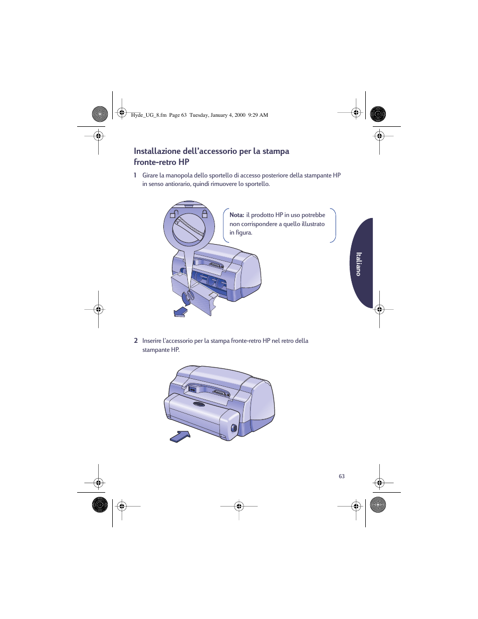 HP Deskjet 932c Printer User Manual | Page 63 / 96