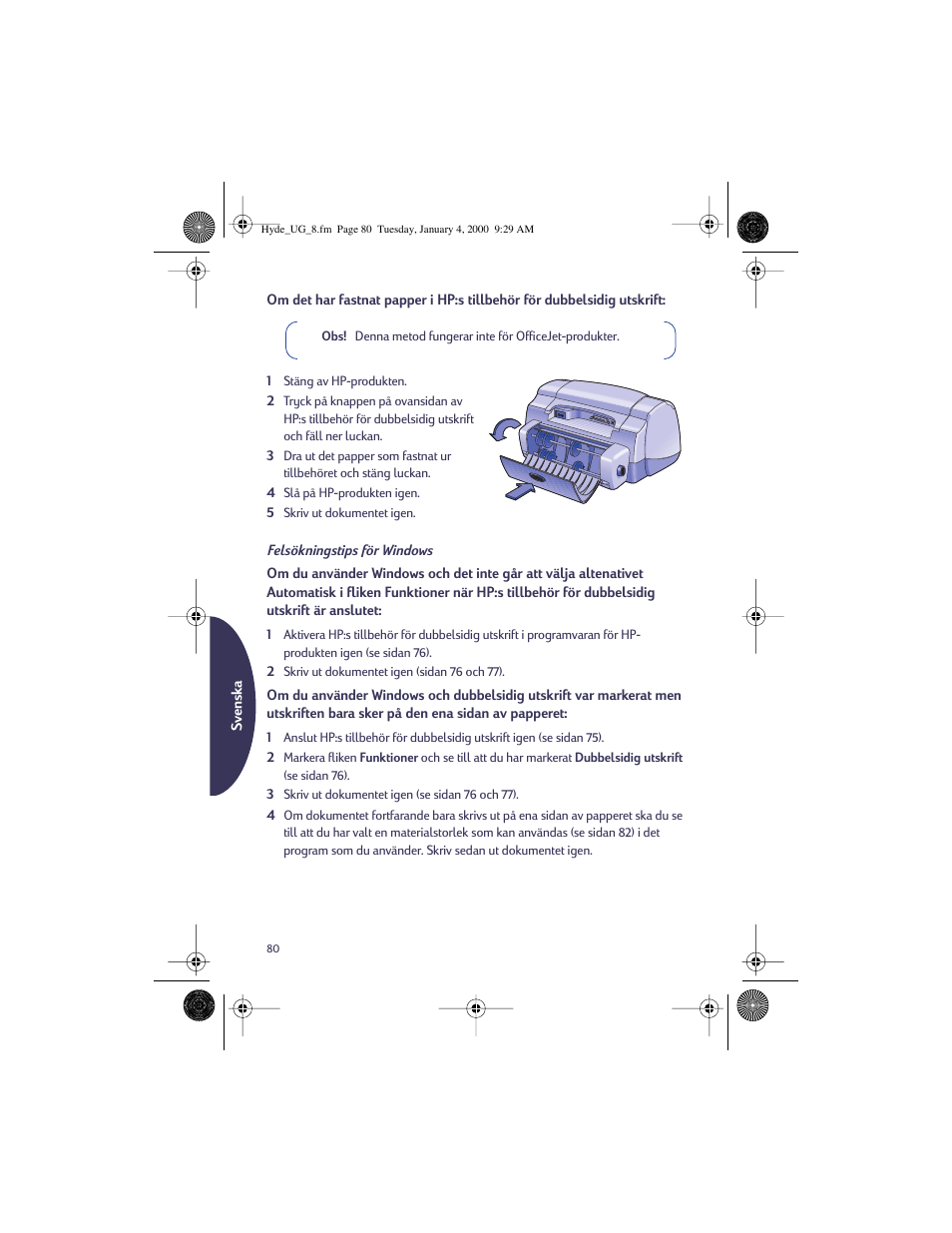 HP Deskjet 932c Printer User Manual | Page 80 / 96