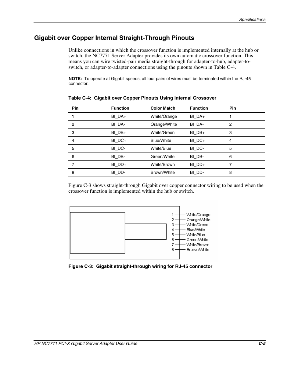 HP NC7771 Gigabit Server Adapter User Manual | Page 20 / 21