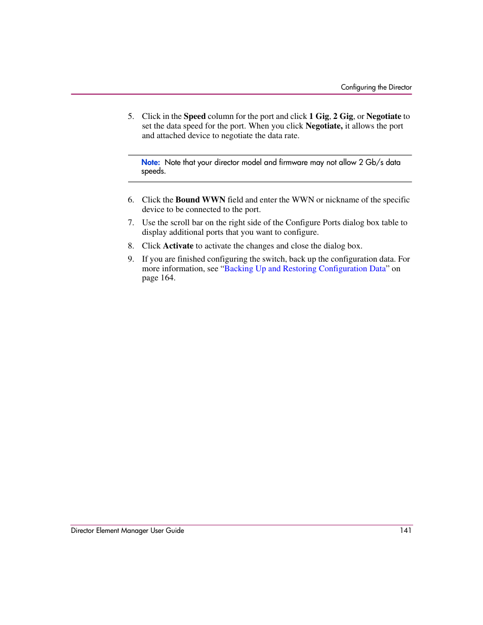 HP StorageWorks 2.140 Director Switch User Manual | Page 143 / 278