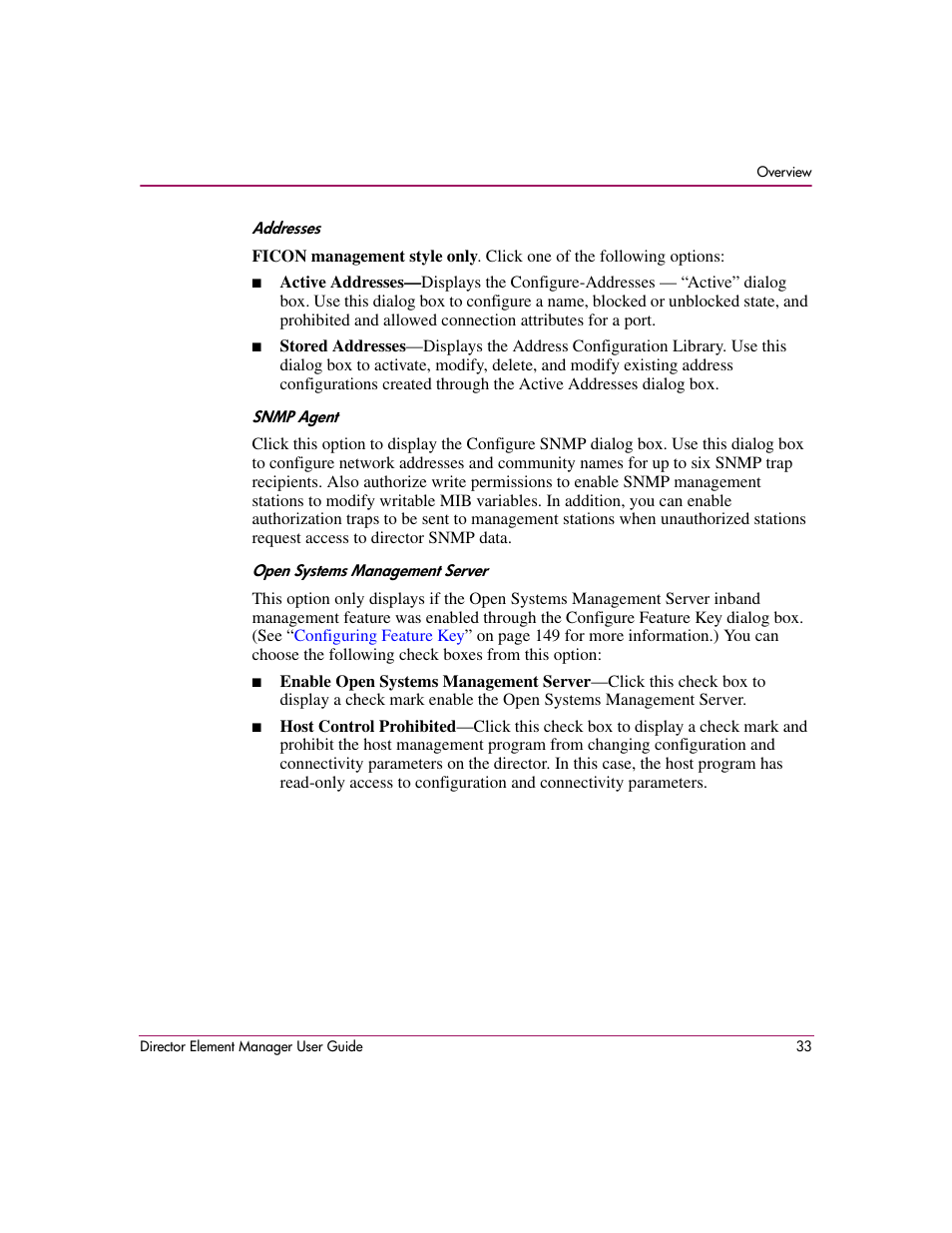 HP StorageWorks 2.140 Director Switch User Manual | Page 35 / 278