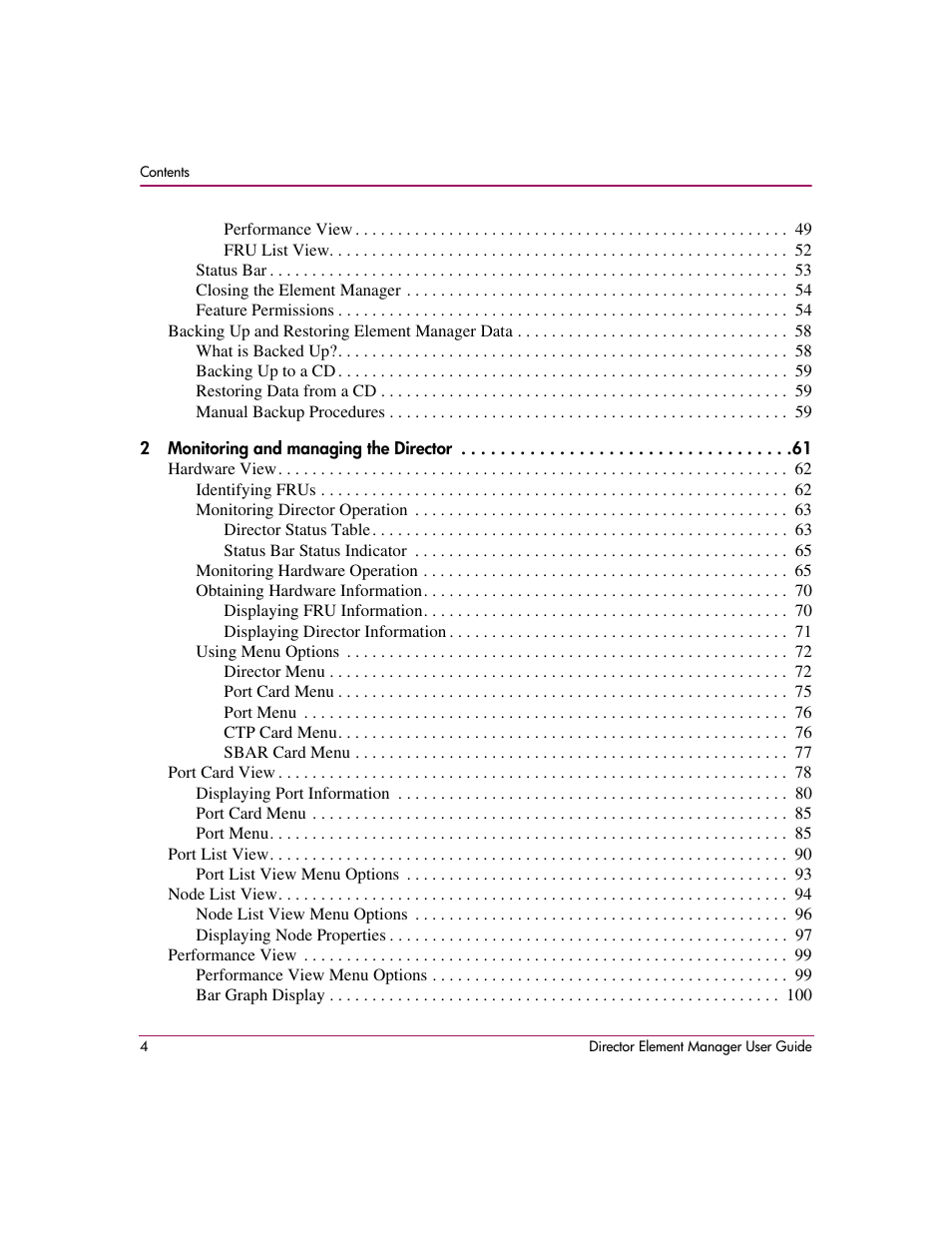 HP StorageWorks 2.140 Director Switch User Manual | Page 4 / 278
