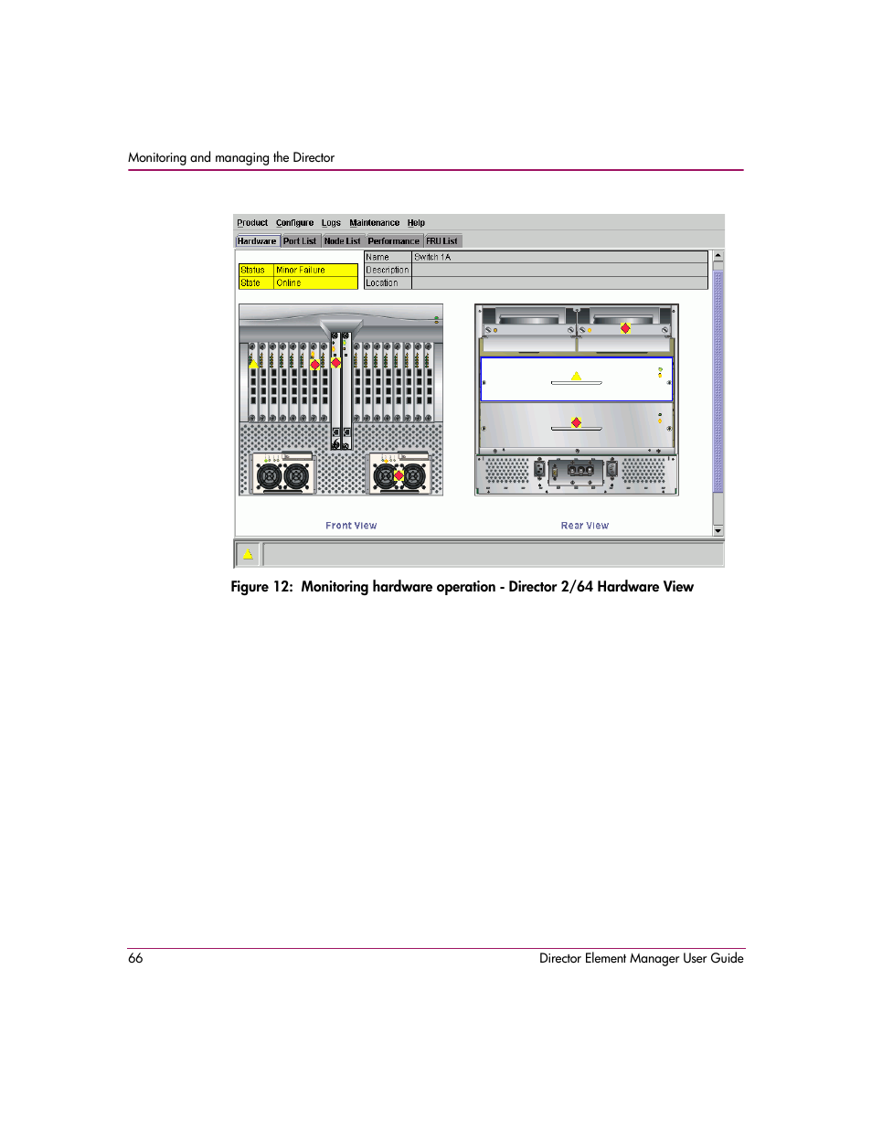 Figure 12 | HP StorageWorks 2.140 Director Switch User Manual | Page 68 / 278