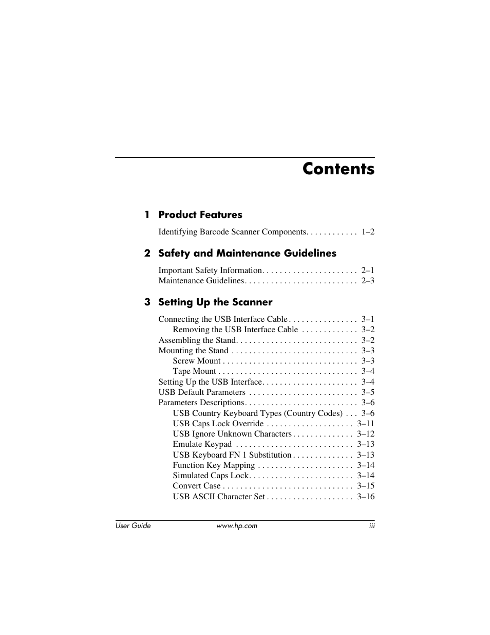 HP Point of Sale rp5000 User Manual | Page 3 / 60