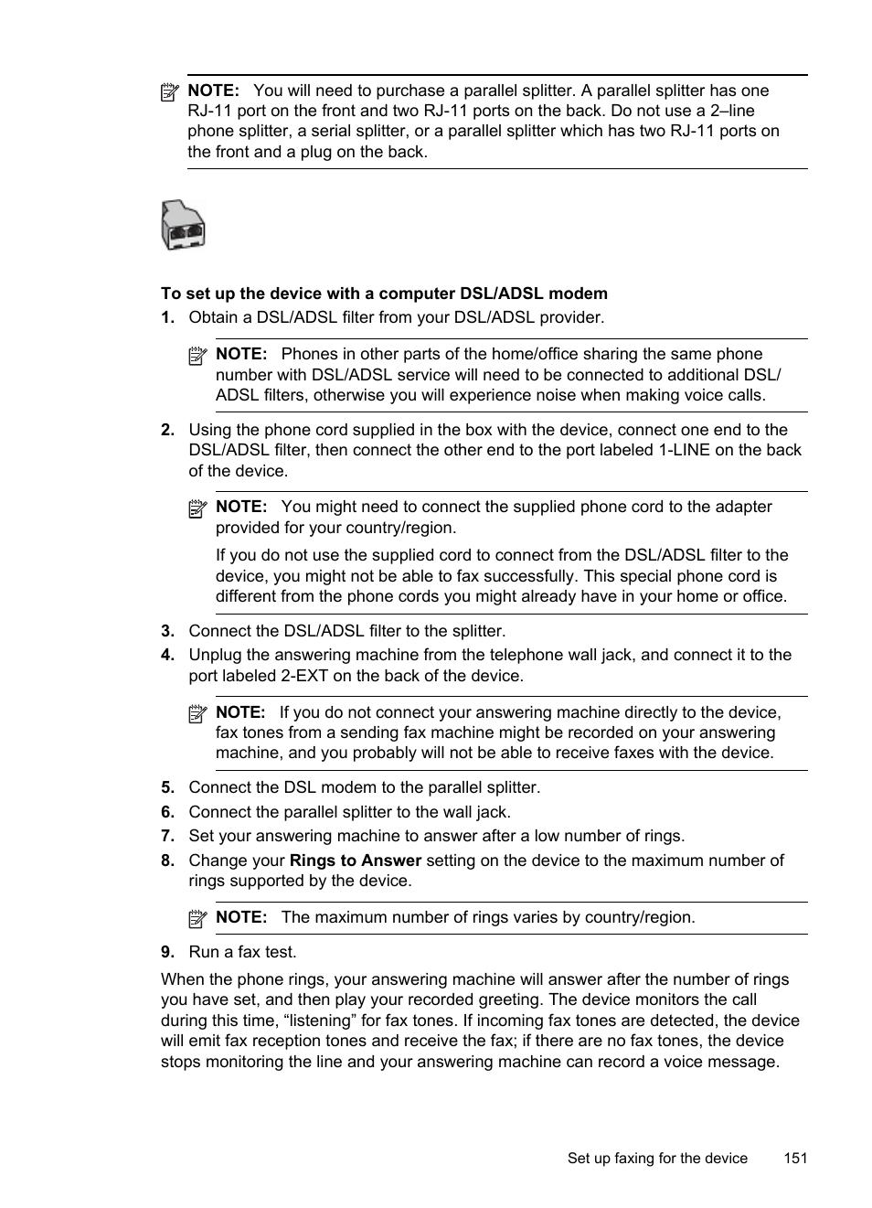 HP Officejet Pro 8500 User Manual | Page 155 / 306