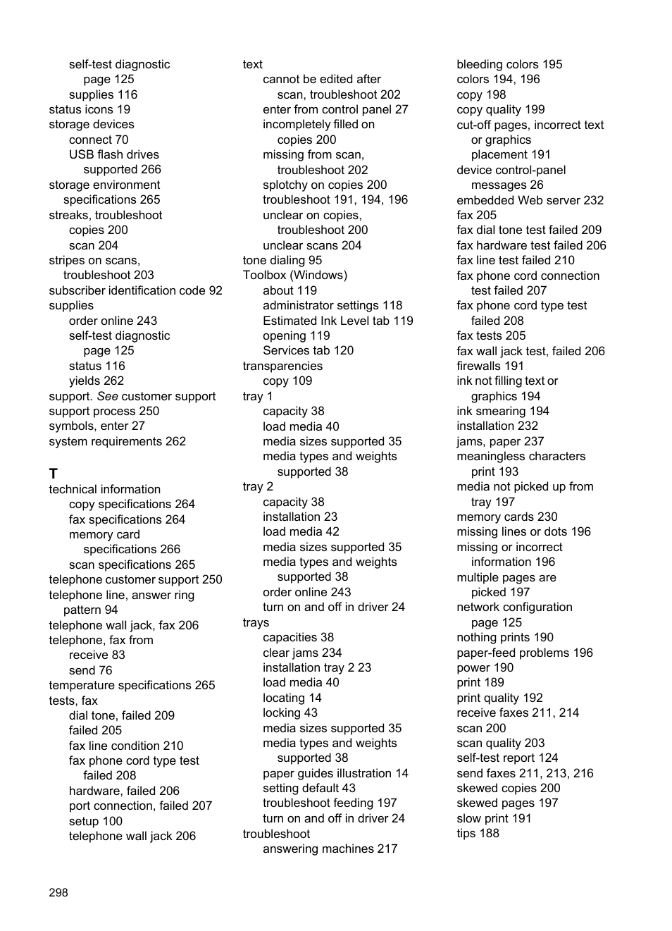 HP Officejet Pro 8500 User Manual | Page 302 / 306
