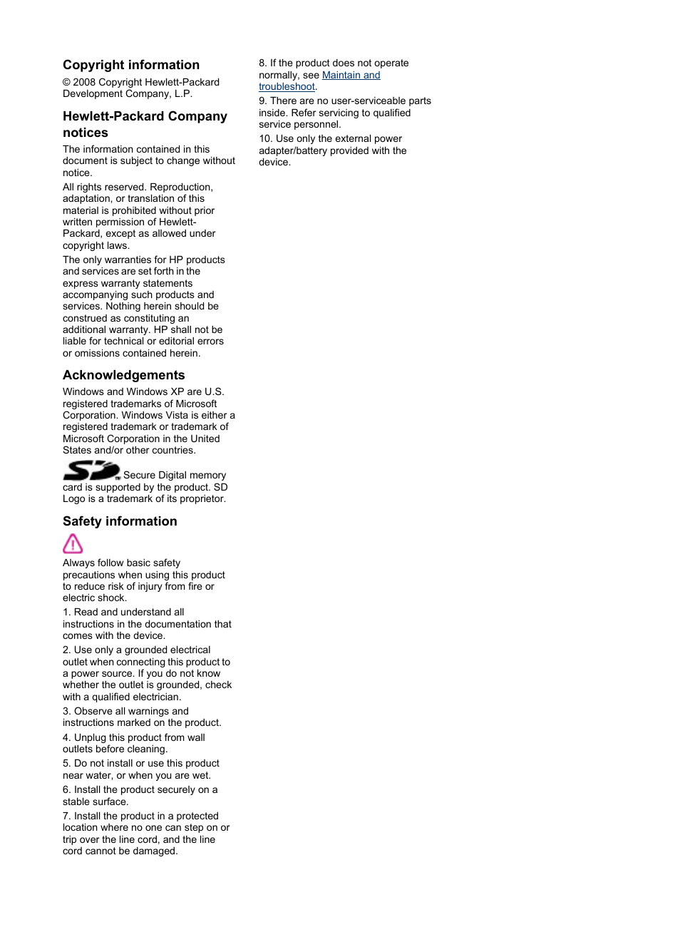 HP Officejet Pro 8500 User Manual | Page 4 / 306