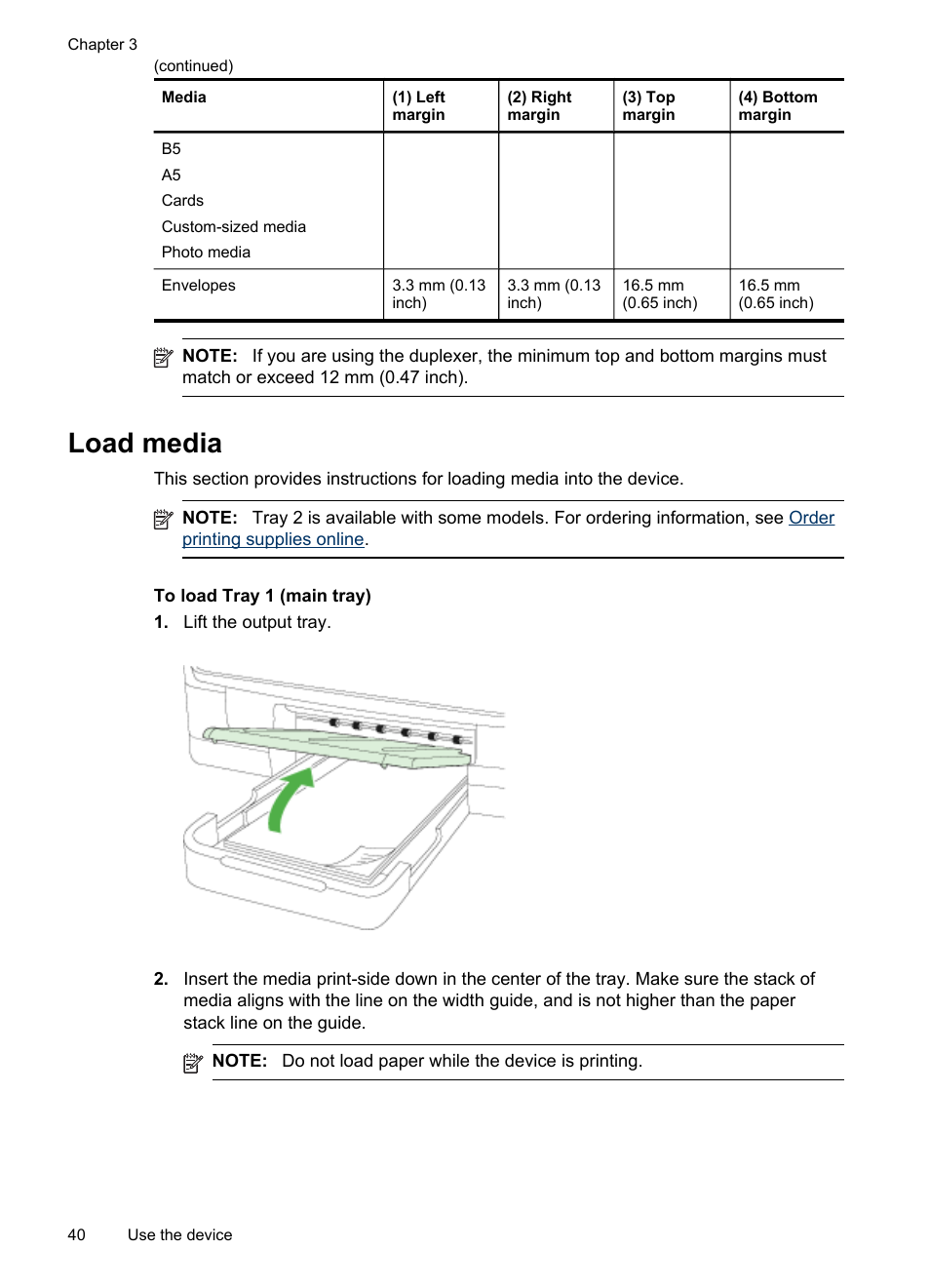 Load media | HP Officejet Pro 8500 User Manual | Page 44 / 306