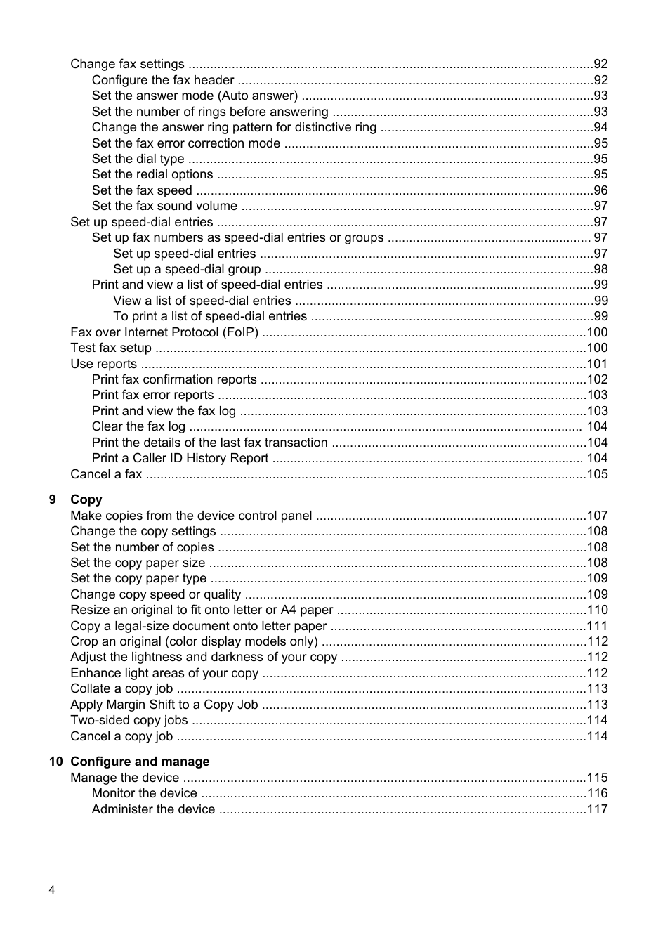 HP Officejet Pro 8500 User Manual | Page 8 / 306