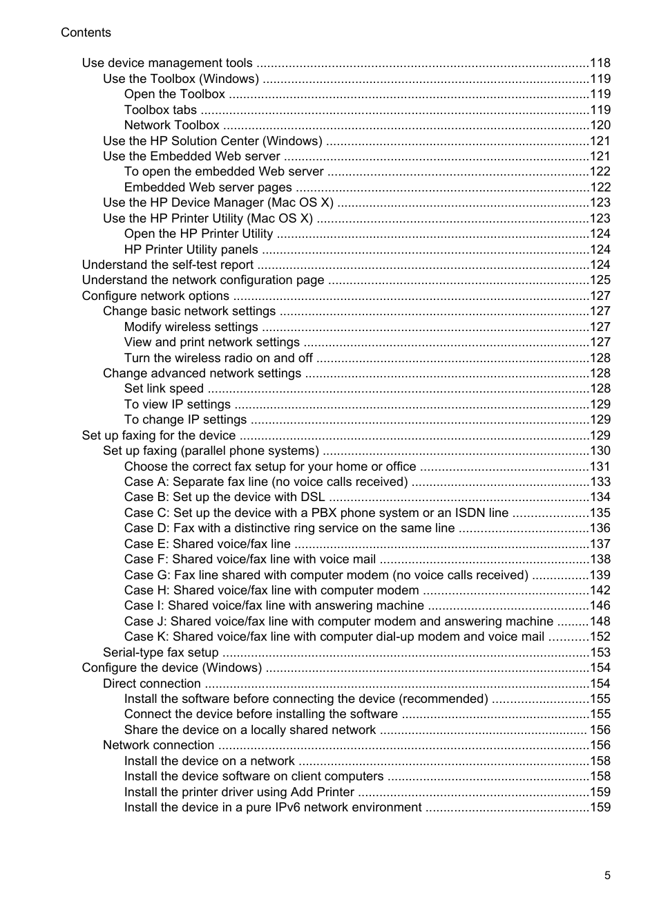 HP Officejet Pro 8500 User Manual | Page 9 / 306