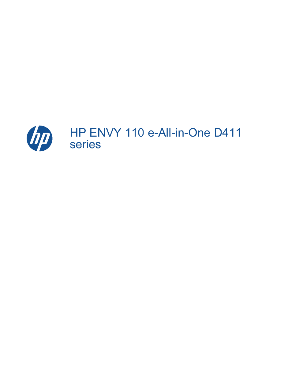HP ENVY 111 e-All-in-One Printer - D411d User Manual | 58 pages