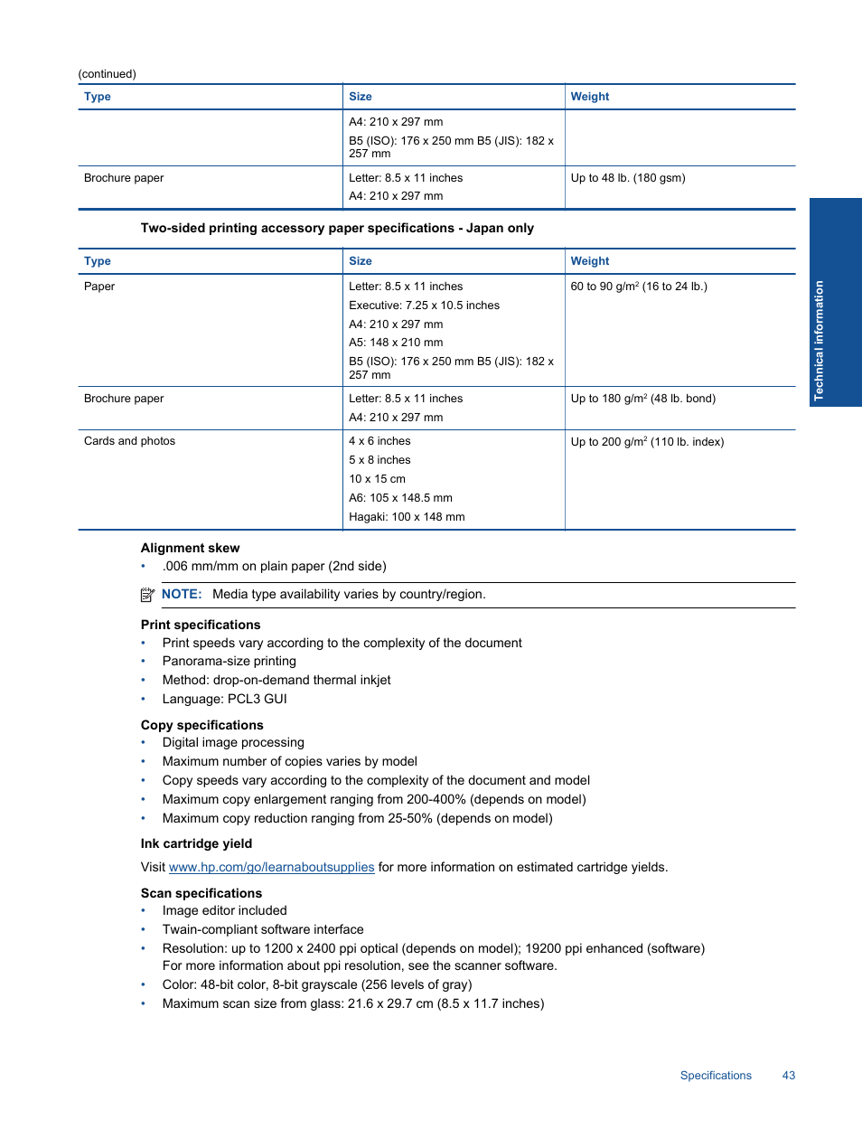 HP ENVY 111 e-All-in-One Printer - D411d User Manual | Page 45 / 58