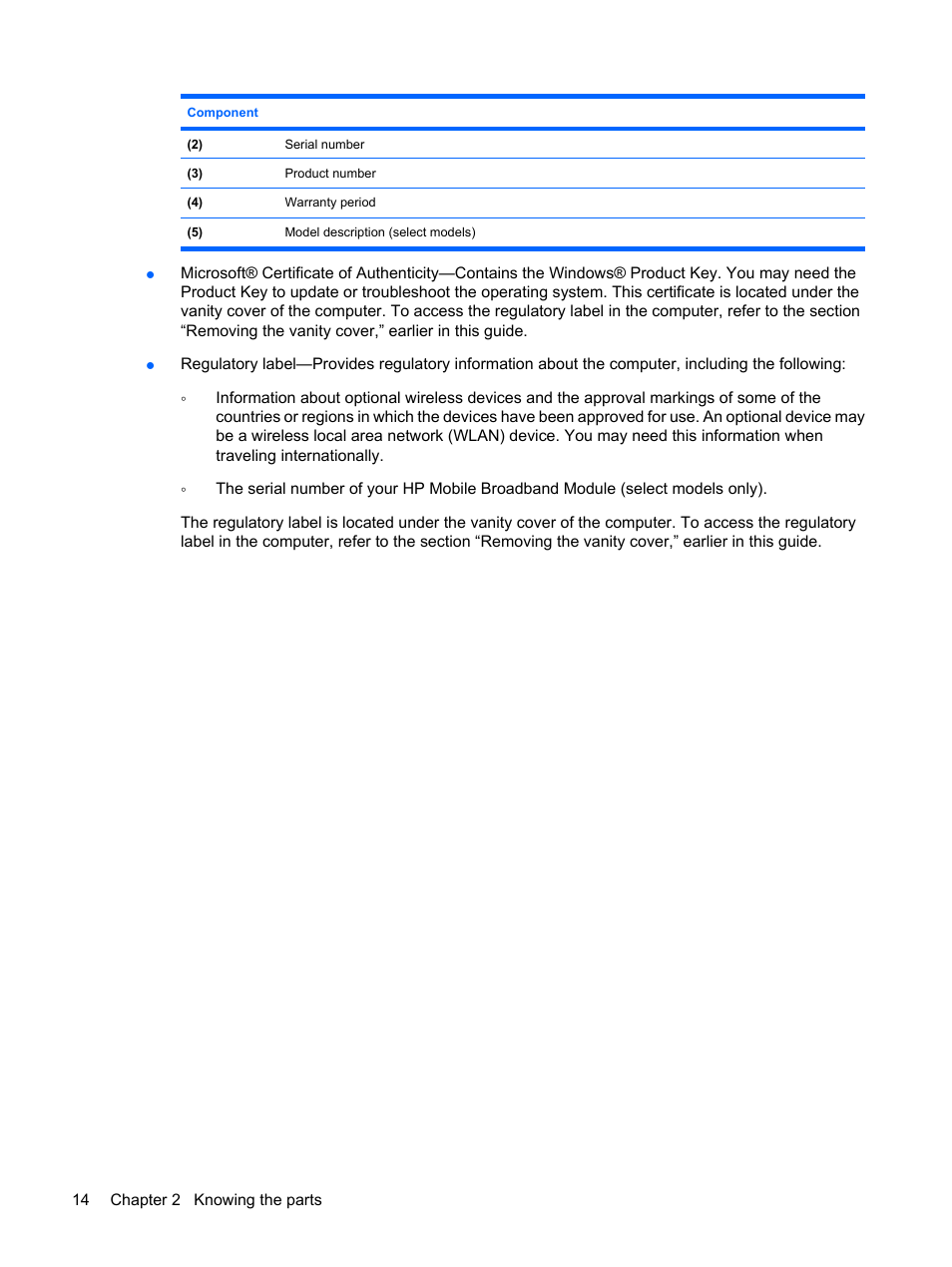 HP Mini 210-1020EH PC User Manual | Page 22 / 94