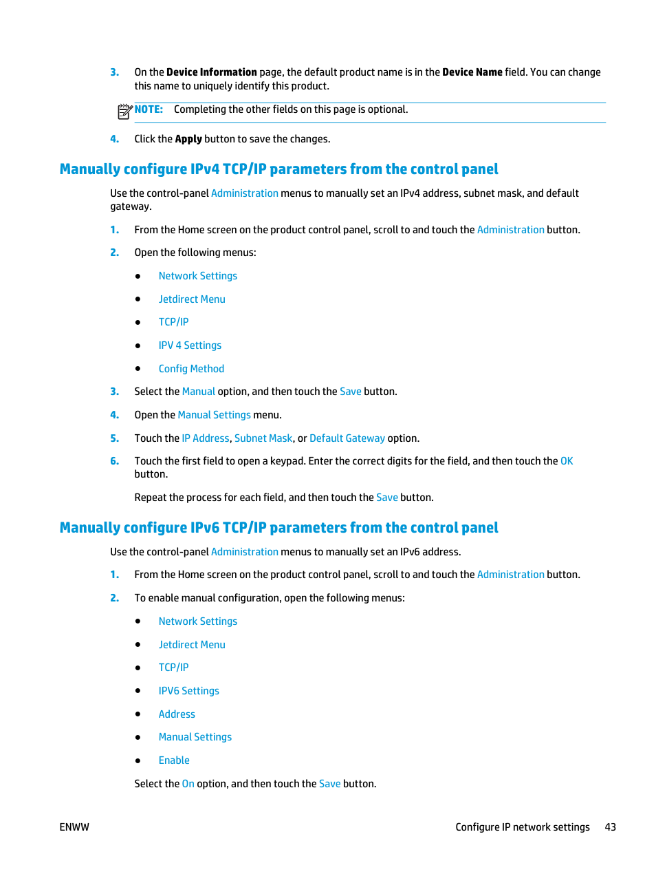 HP Officejet Enterprise Color X555 Printer series User Manual | Page 51 / 102