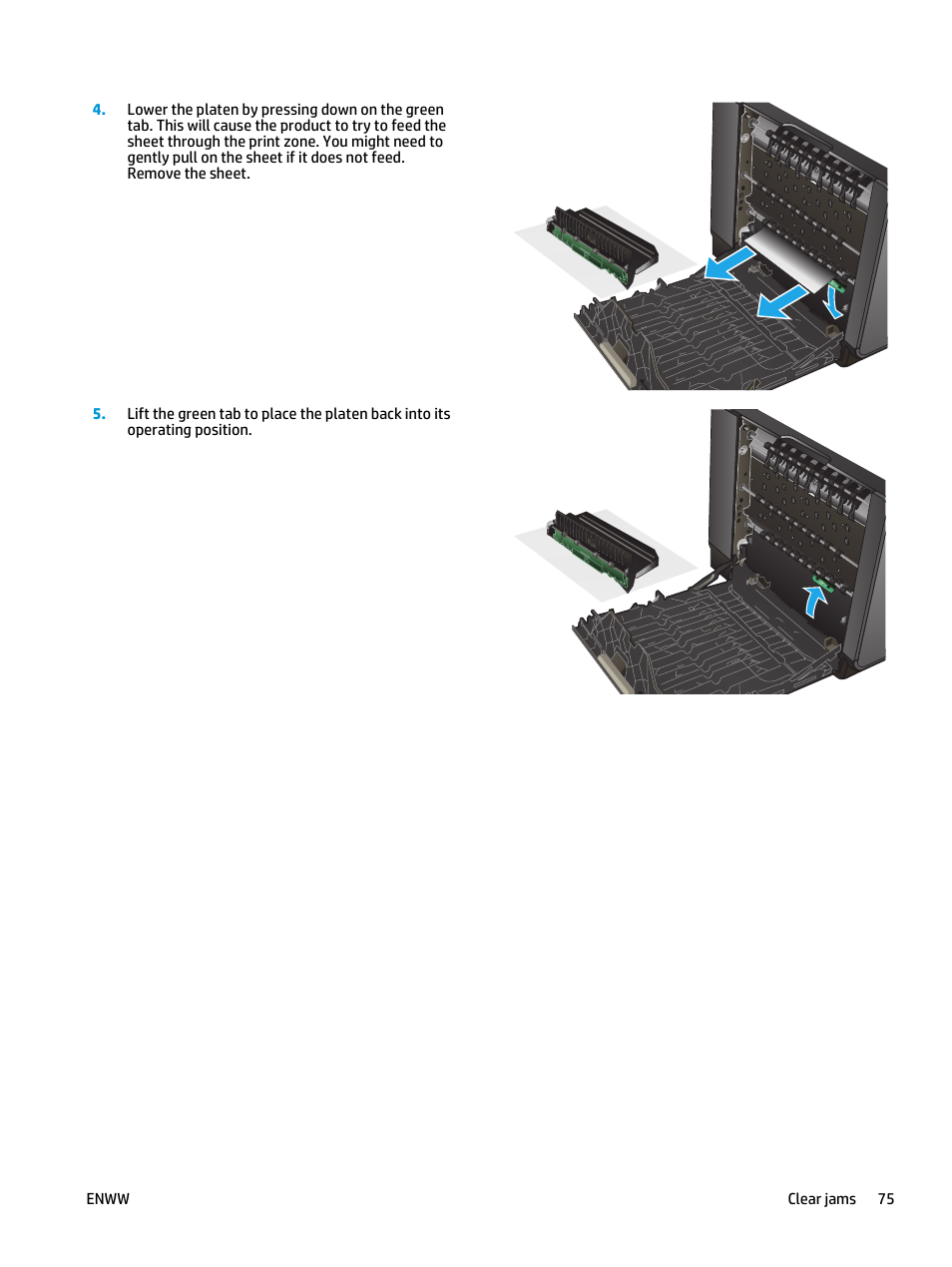 HP Officejet Enterprise Color X555 Printer series User Manual | Page 83 / 102