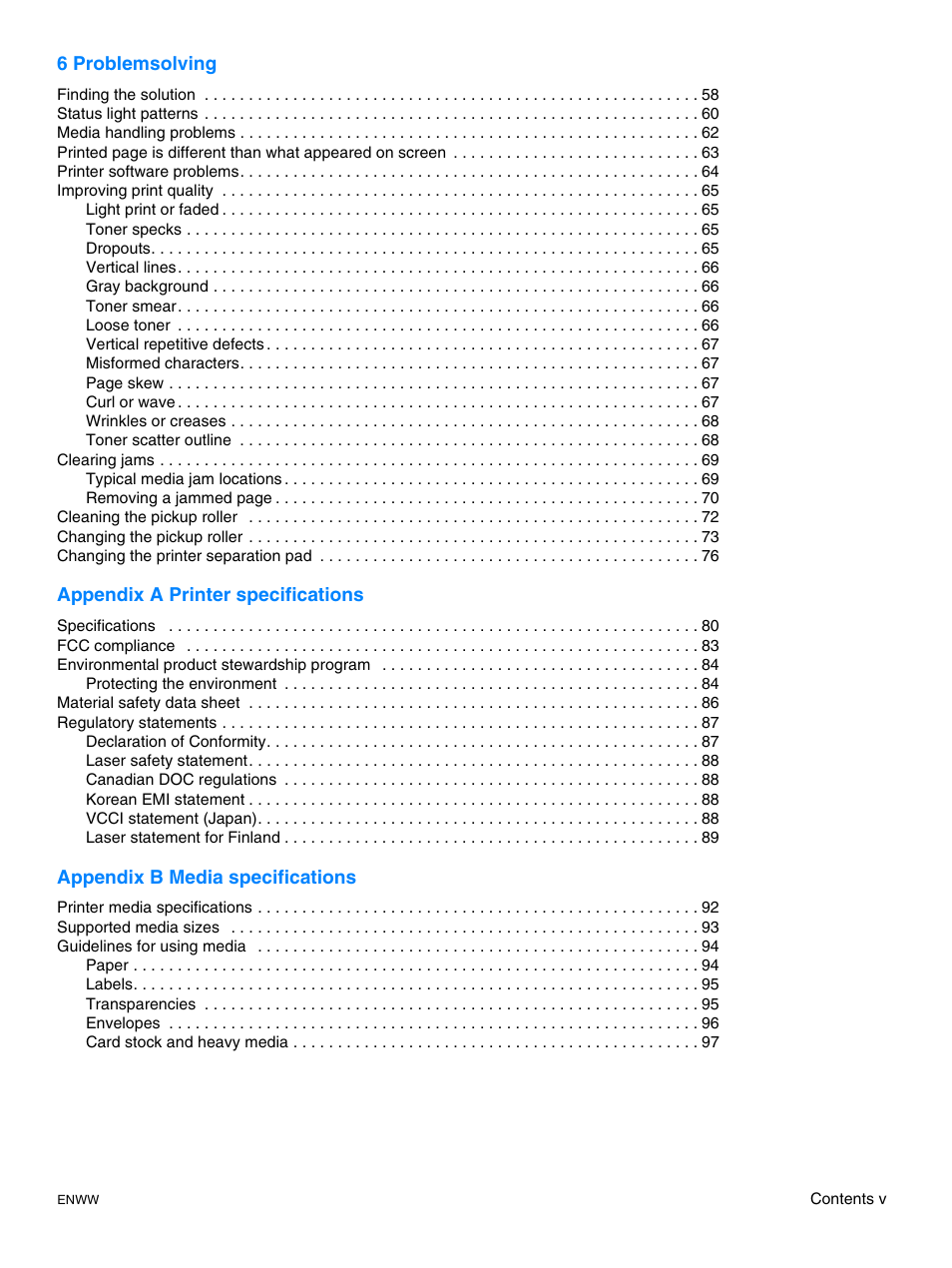 HP LaserJet 1015 Printer User Manual | Page 7 / 122