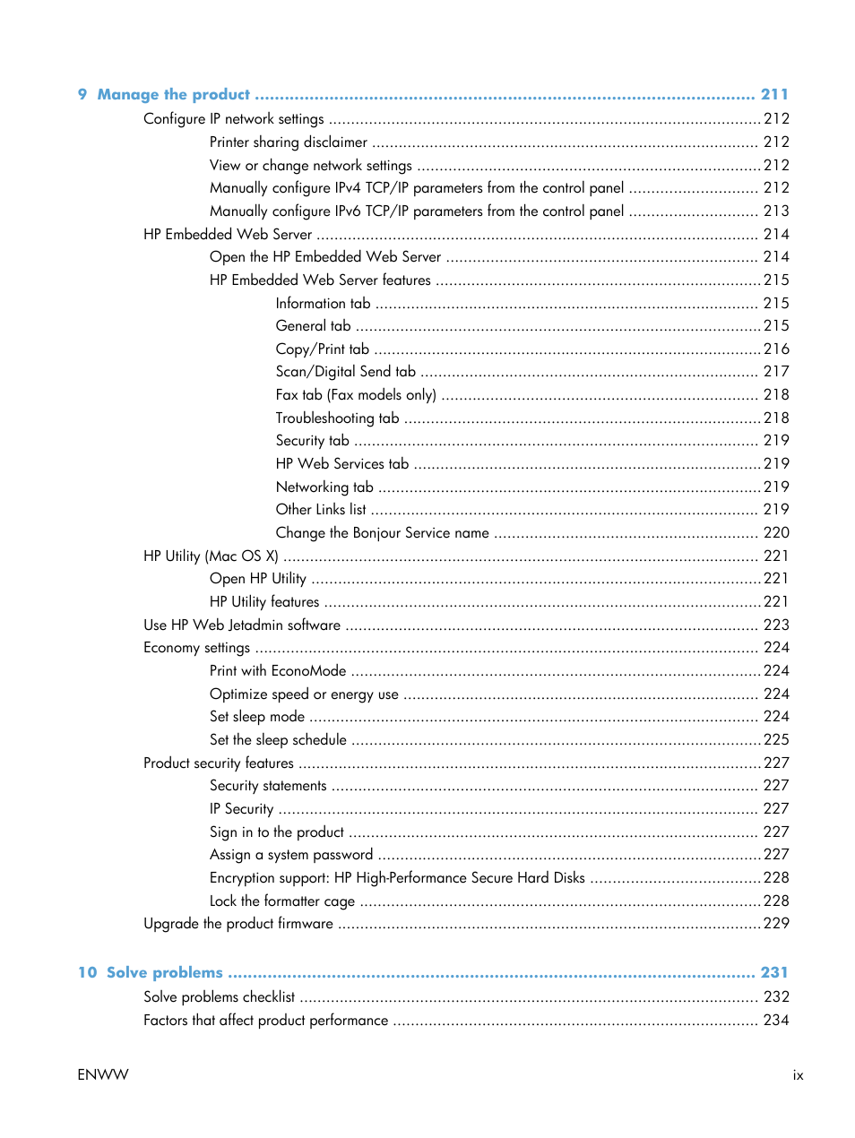 HP LaserJet Enterprise 500 MFP M525 User Manual | Page 11 / 332