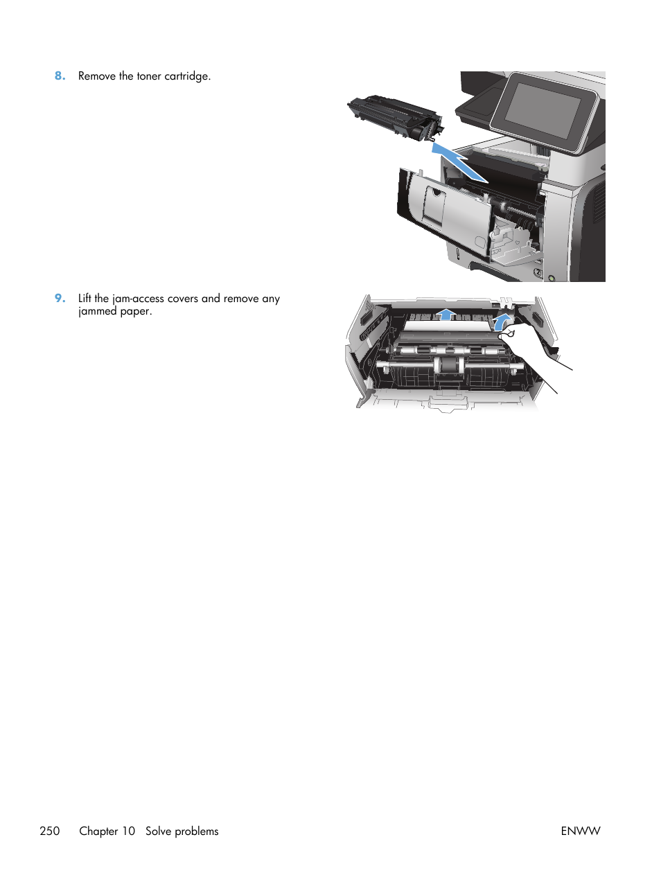 HP LaserJet Enterprise 500 MFP M525 User Manual | Page 264 / 332