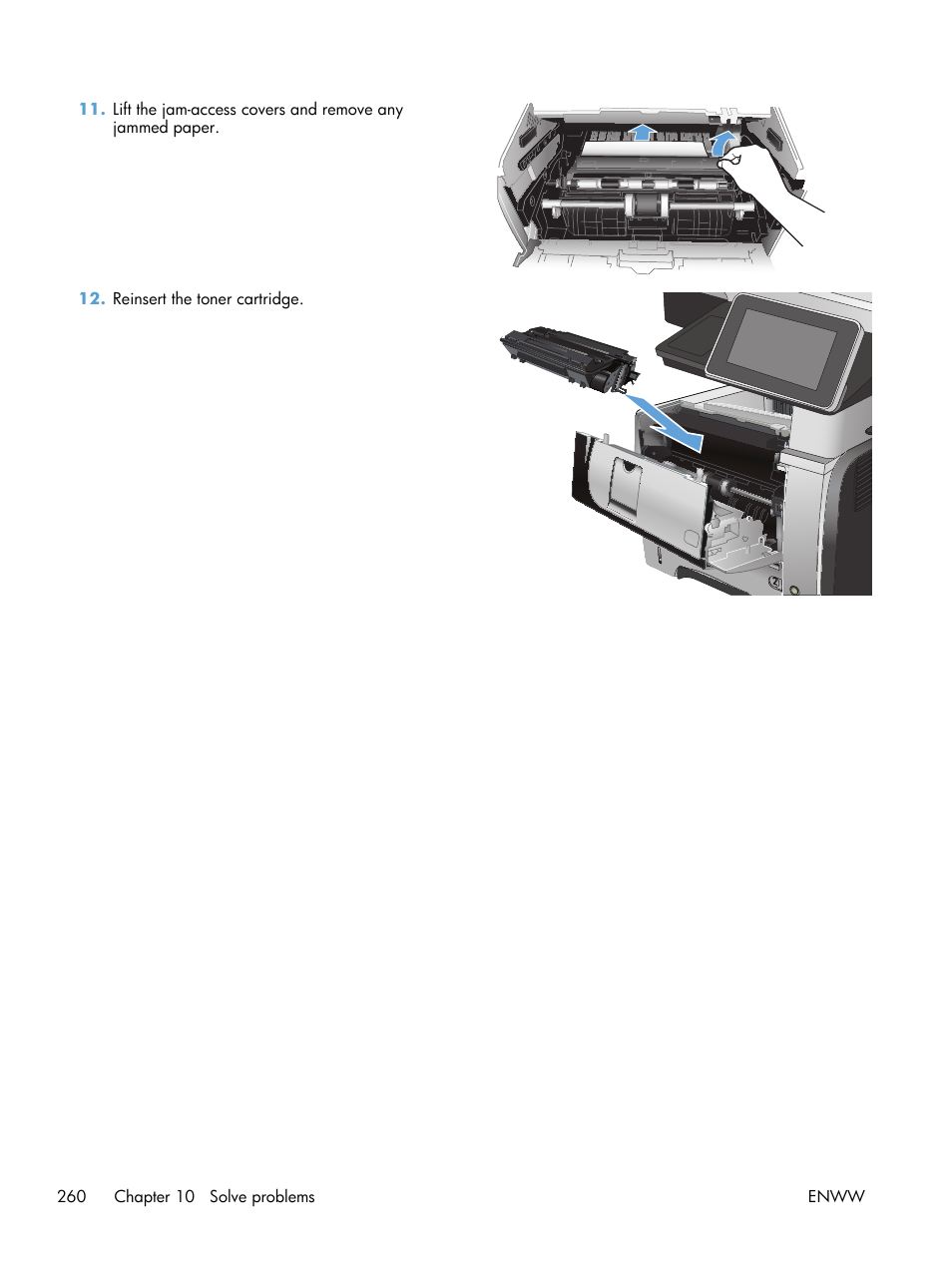 HP LaserJet Enterprise 500 MFP M525 User Manual | Page 274 / 332