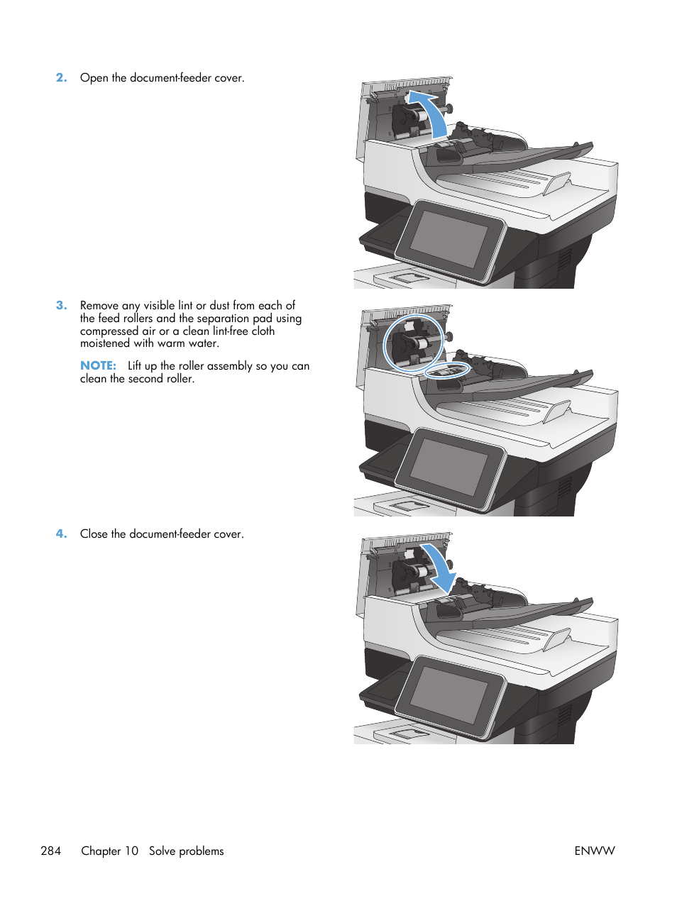 HP LaserJet Enterprise 500 MFP M525 User Manual | Page 298 / 332