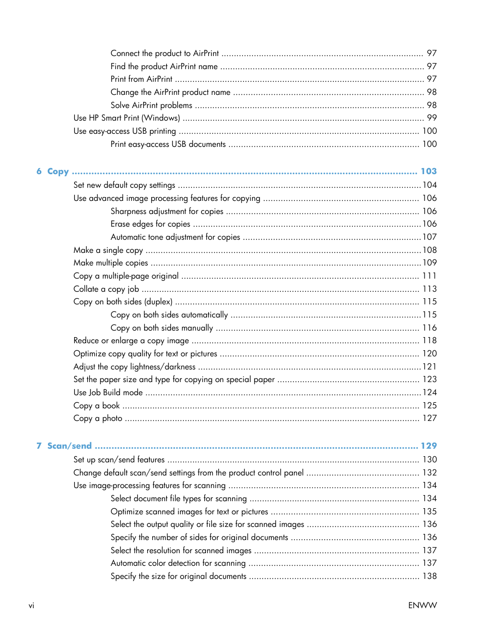 HP LaserJet Enterprise 500 MFP M525 User Manual | Page 8 / 332