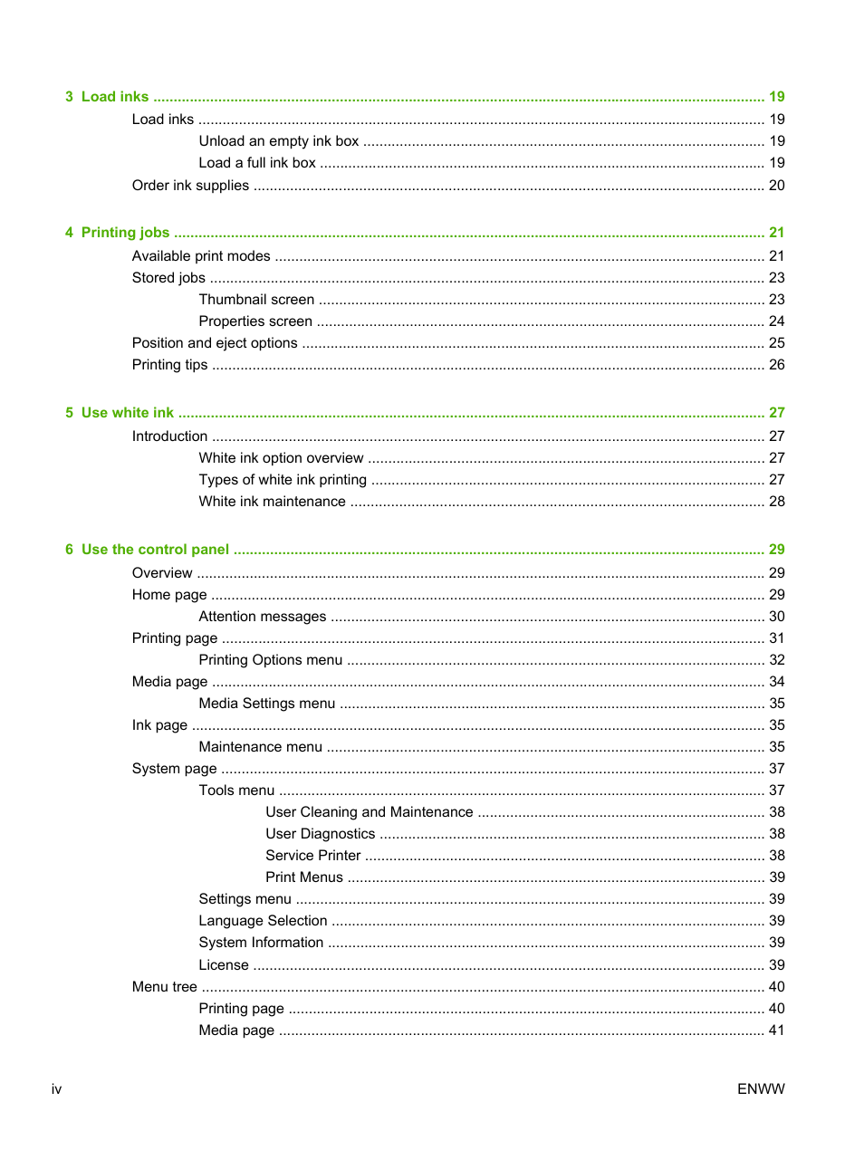 HP Scitex FB700 Industrial Printer User Manual | Page 4 / 102