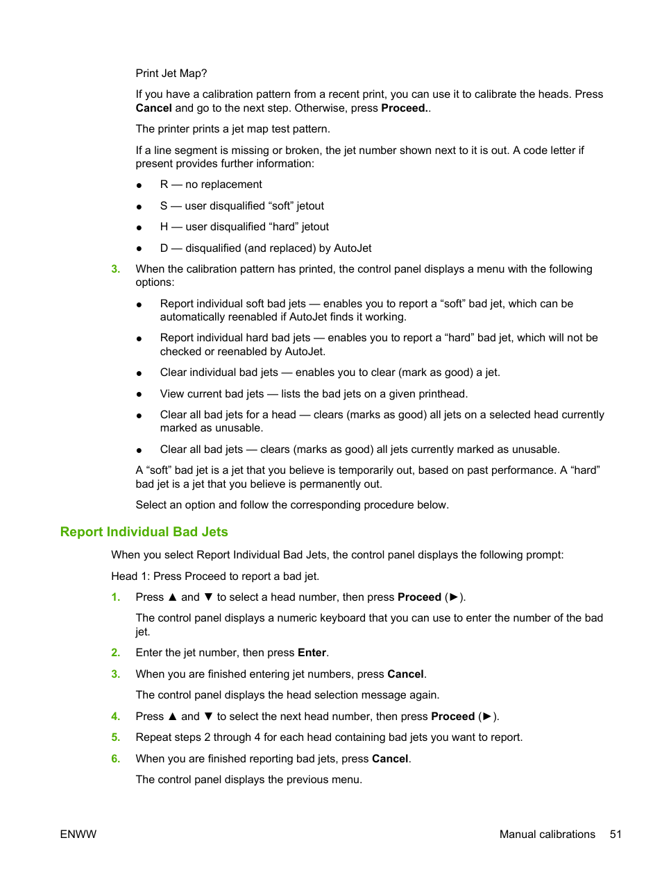 Report individual bad jets | HP Scitex FB700 Industrial Printer User Manual | Page 57 / 102