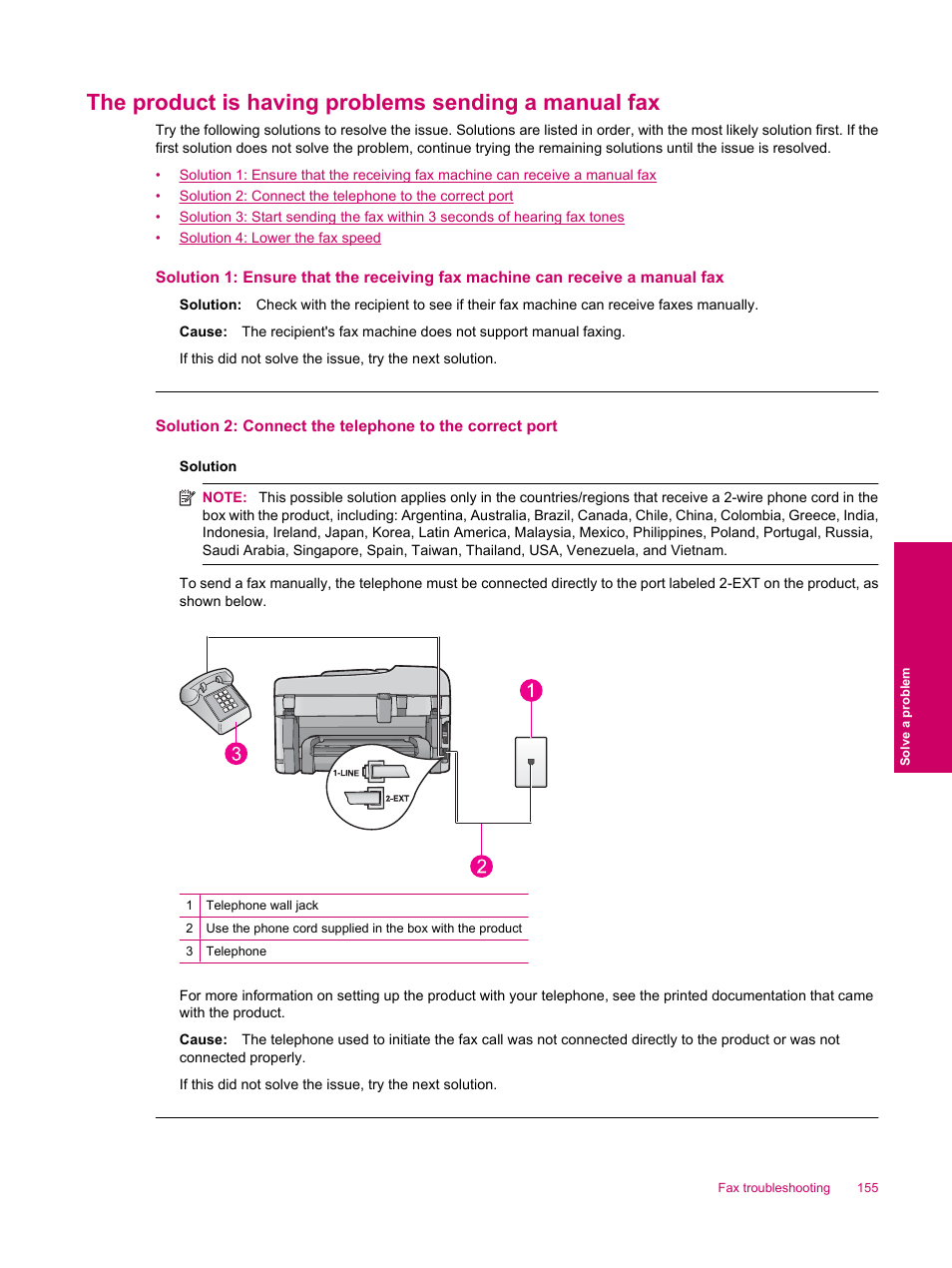 HP Photosmart Premium Fax C309 User Manual | Page 157 / 244