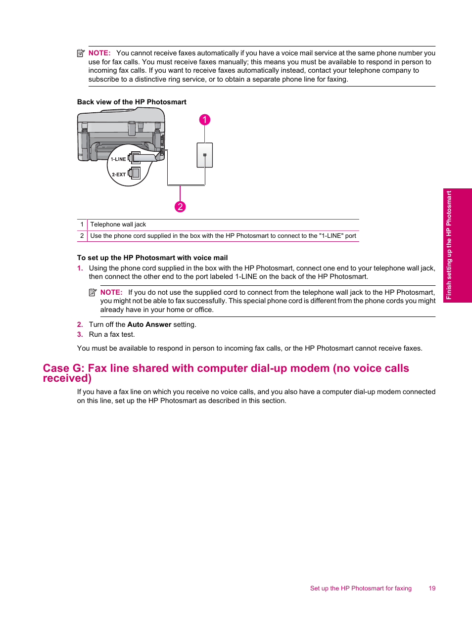 HP Photosmart Premium Fax C309 User Manual | Page 21 / 244