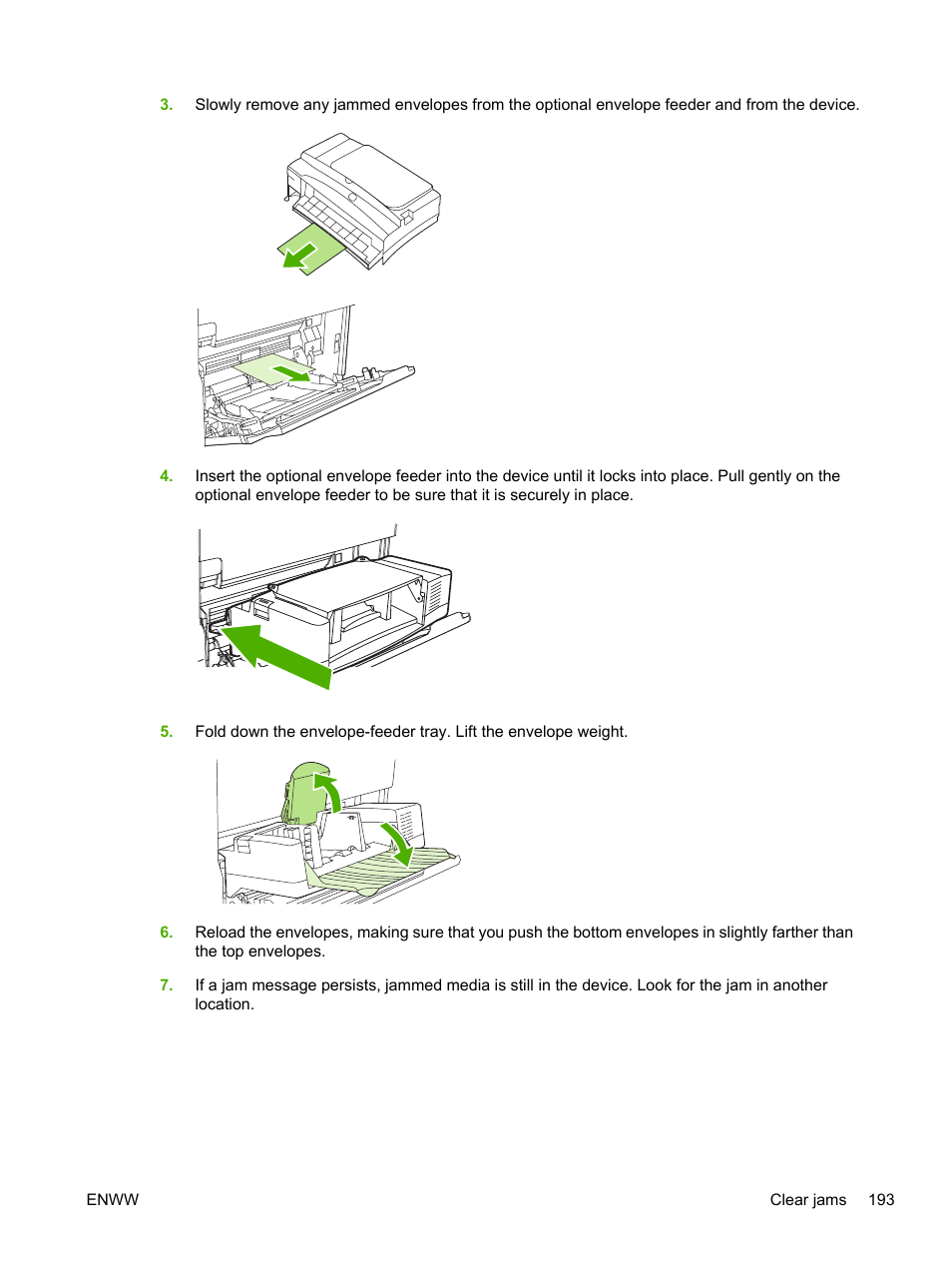 HP LaserJet M4345 Multifunction Printer series User Manual | Page 205 / 296