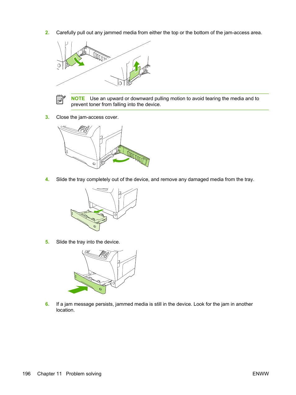 HP LaserJet M4345 Multifunction Printer series User Manual | Page 208 / 296