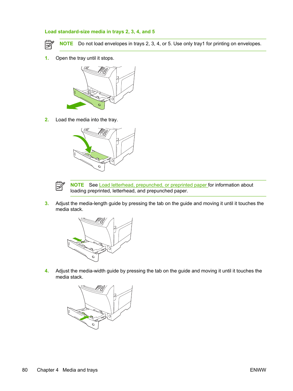 HP LaserJet M4345 Multifunction Printer series User Manual | Page 92 / 296